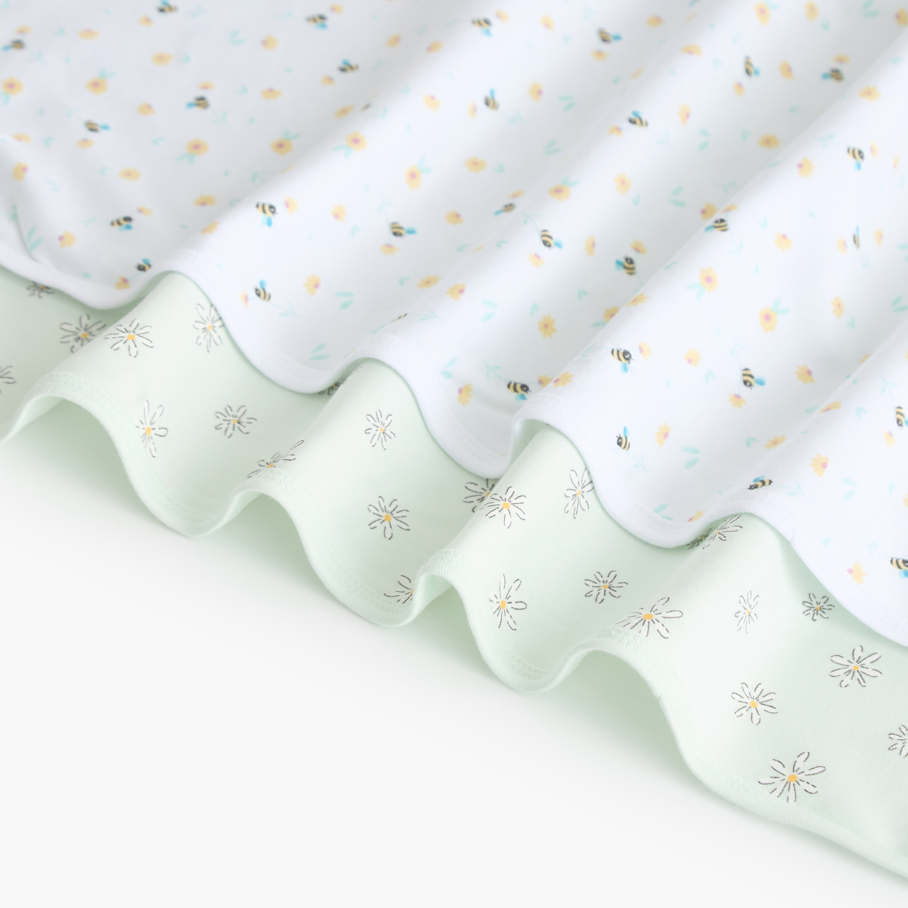 Juniors 2-Piece Printed Receiving Blanket - 70x70 cm-baby-nursery-blanketsandswaddles-receivingblankets-image-5
