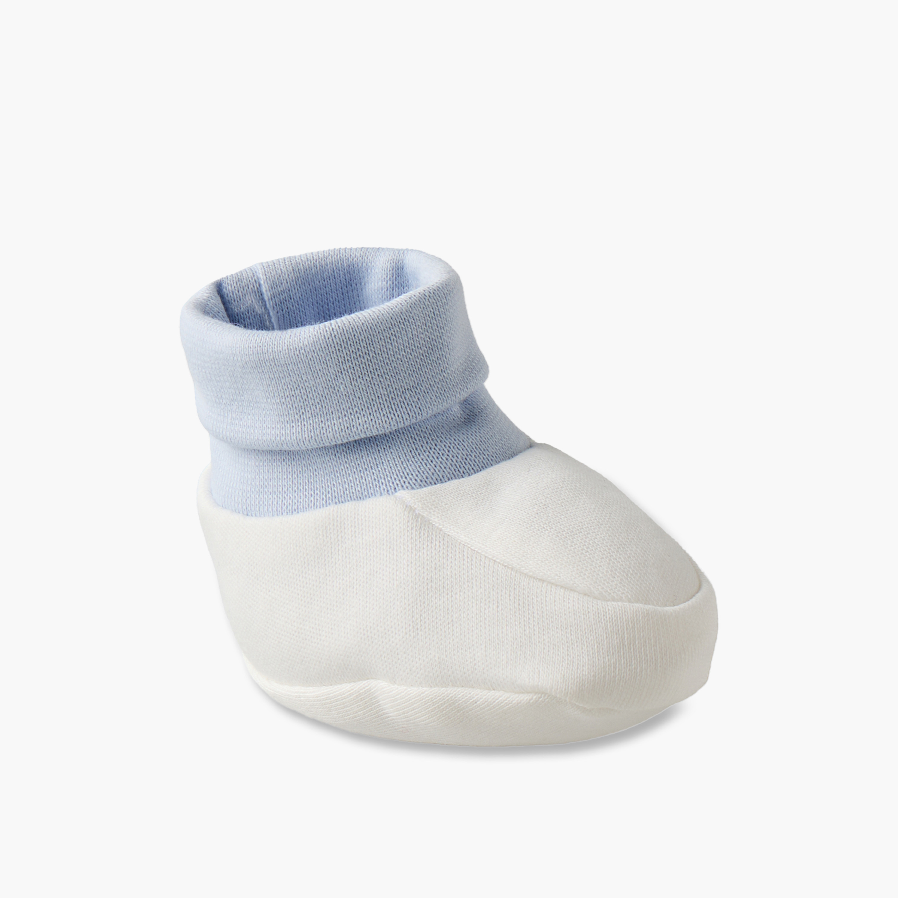 Juniors Booties with Rolled Hem-baby-boys-shoes-booties-image-2
