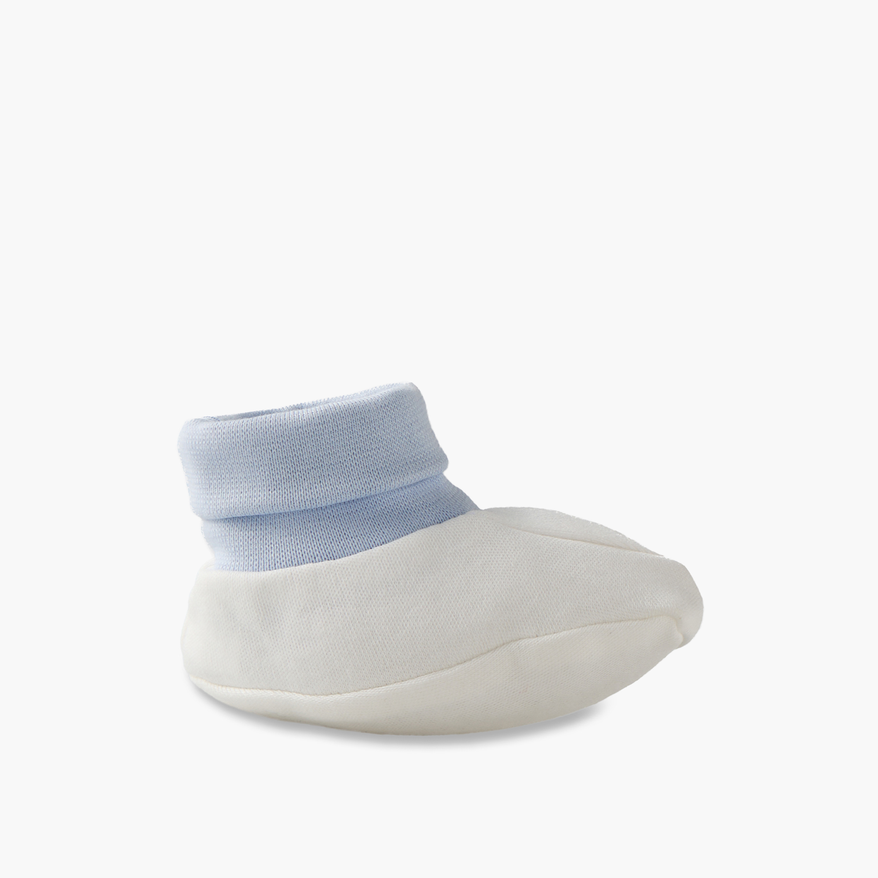 Juniors Booties with Rolled Hem-baby-boys-shoes-booties-image-3