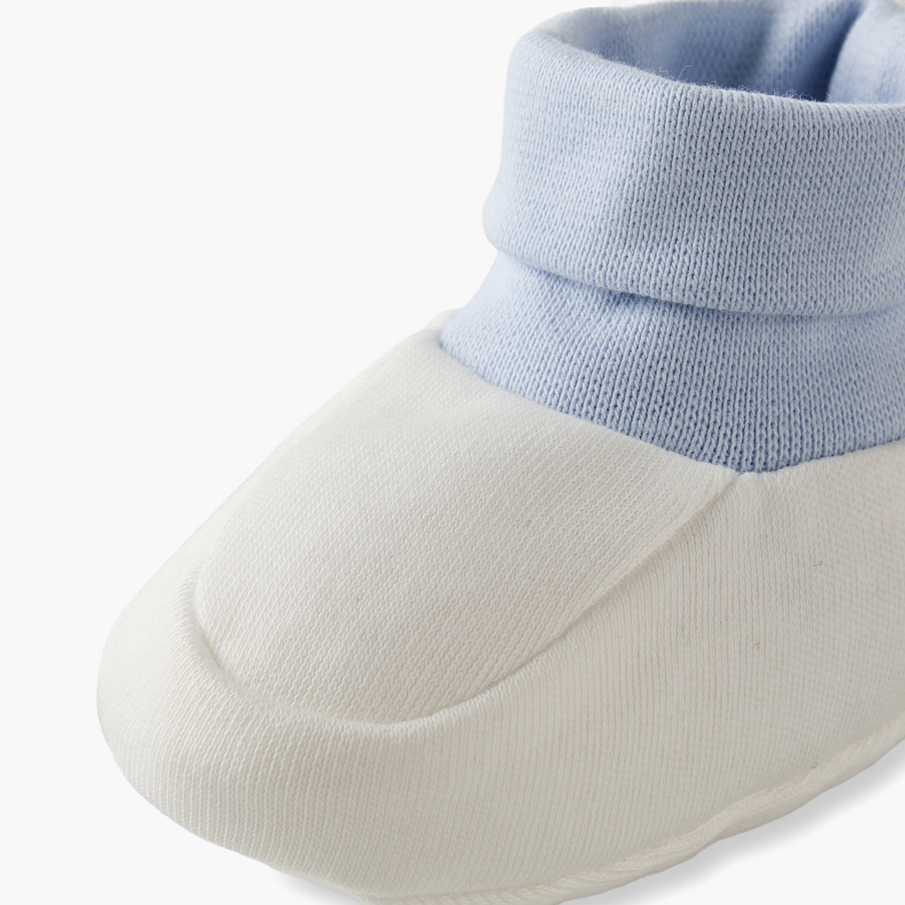 Juniors Booties with Rolled Hem-baby-boys-shoes-booties-image-4