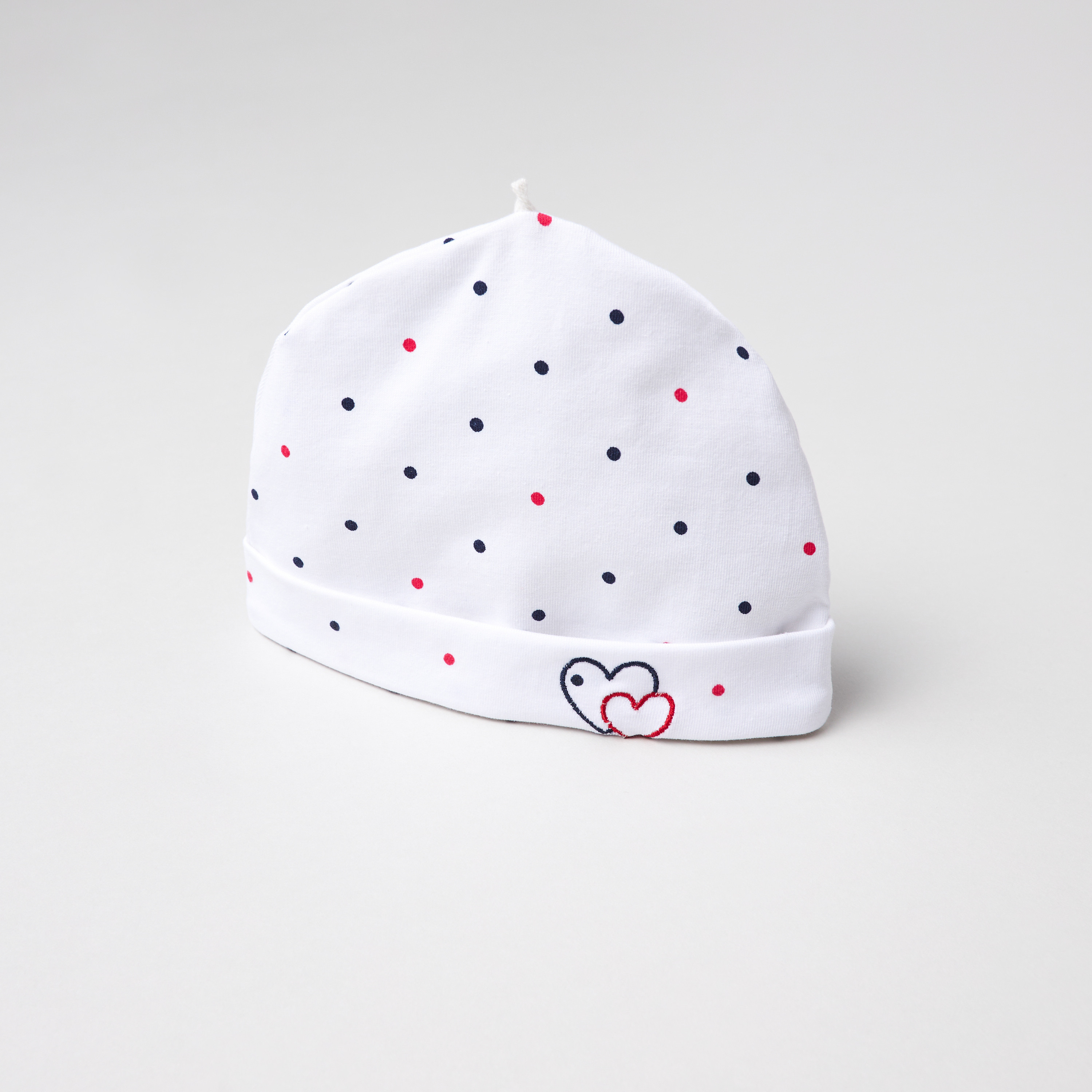 Juniors All-Over Polka Dot Print Beanie-baby-girls-accessories-caps-image-3