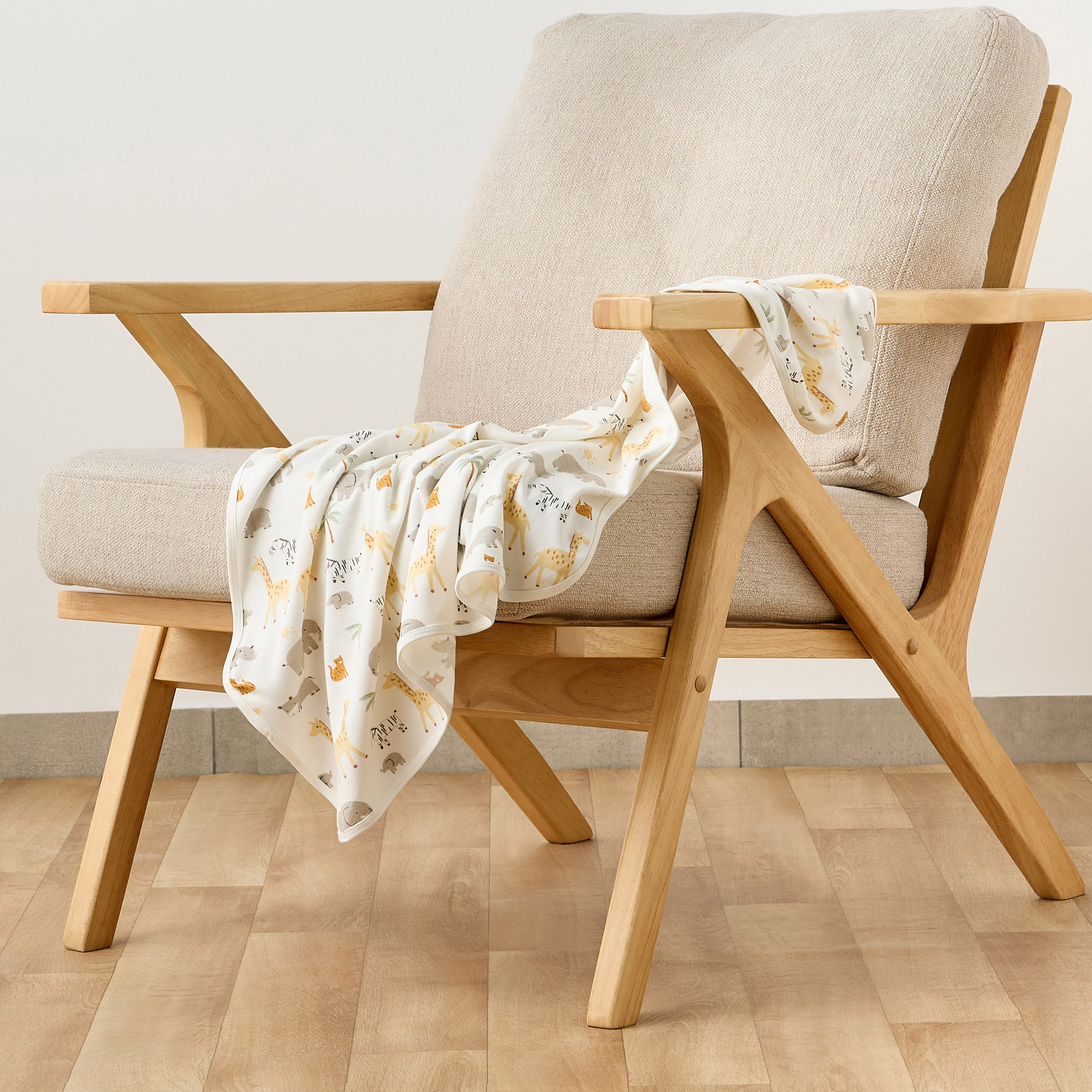 Juniors Receiving Blanket with Safari Print-baby-nursery-blanketsandswaddles-receivingblankets-image-2