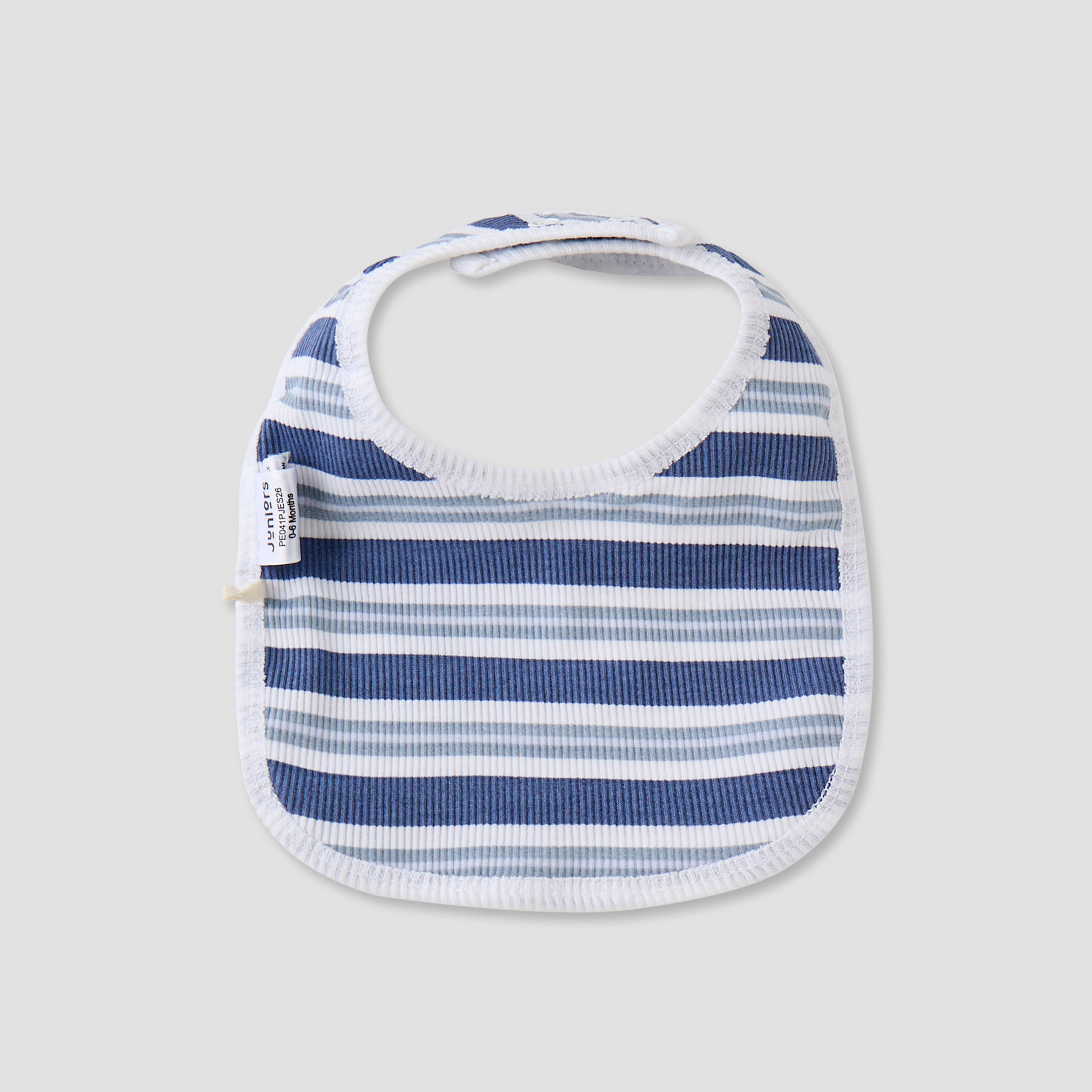 Pack of 2 Juniors Baby Bib with Snap Button Closure-baby-feeding-bibs-image-4