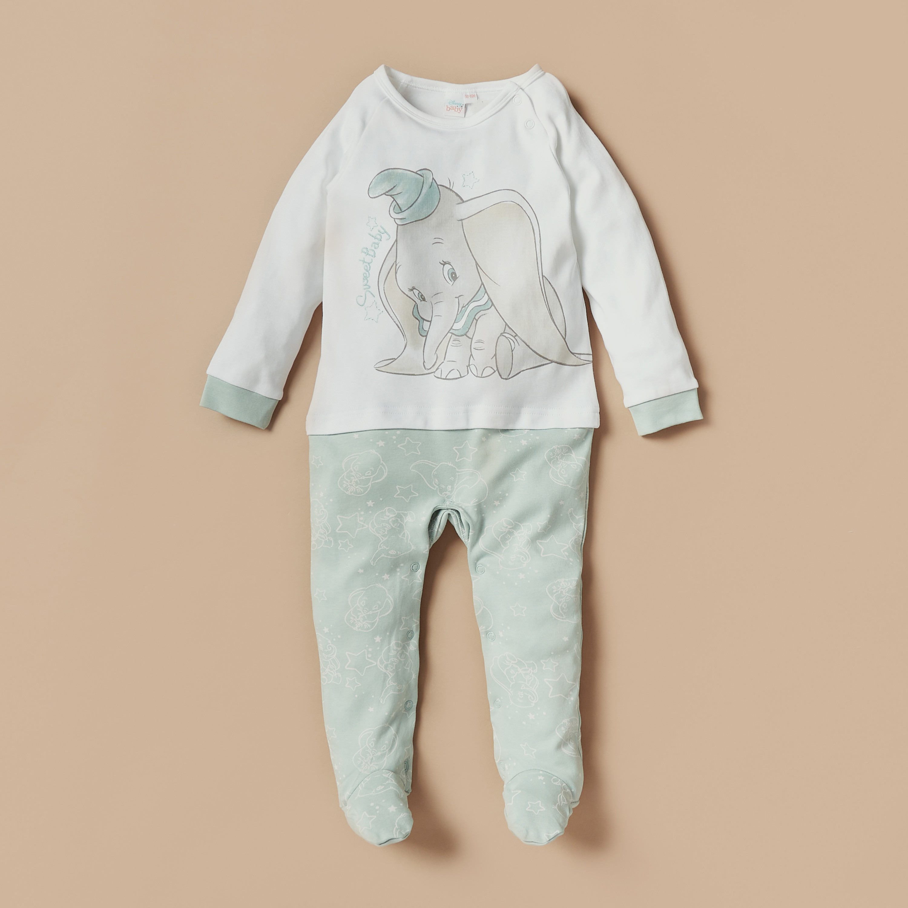 Dumbo sales baby sleepsuit