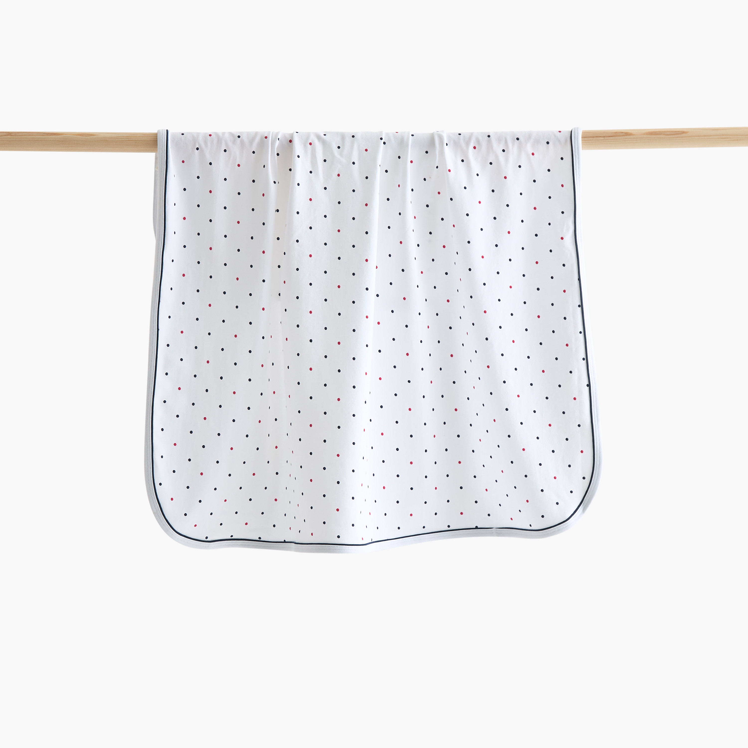 Juniors All-Over Polka Dot Print Receiving Blanket - 70x70 cm-baby-nursery-blanketsandswaddles-receivingblankets-image-3