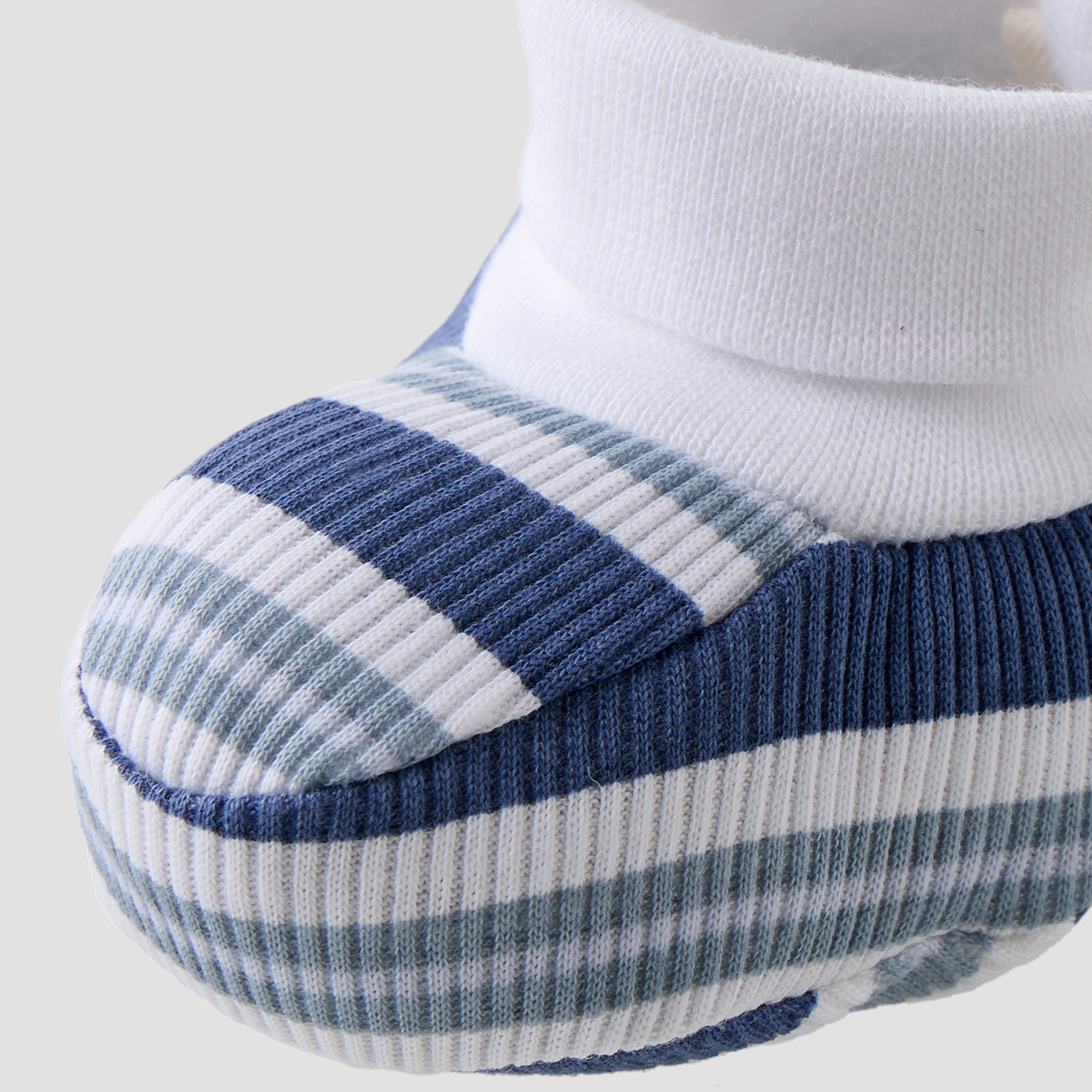 Pack of 2 Juniors Booties with Rolled Hem-baby-boys-shoes-booties-image-6