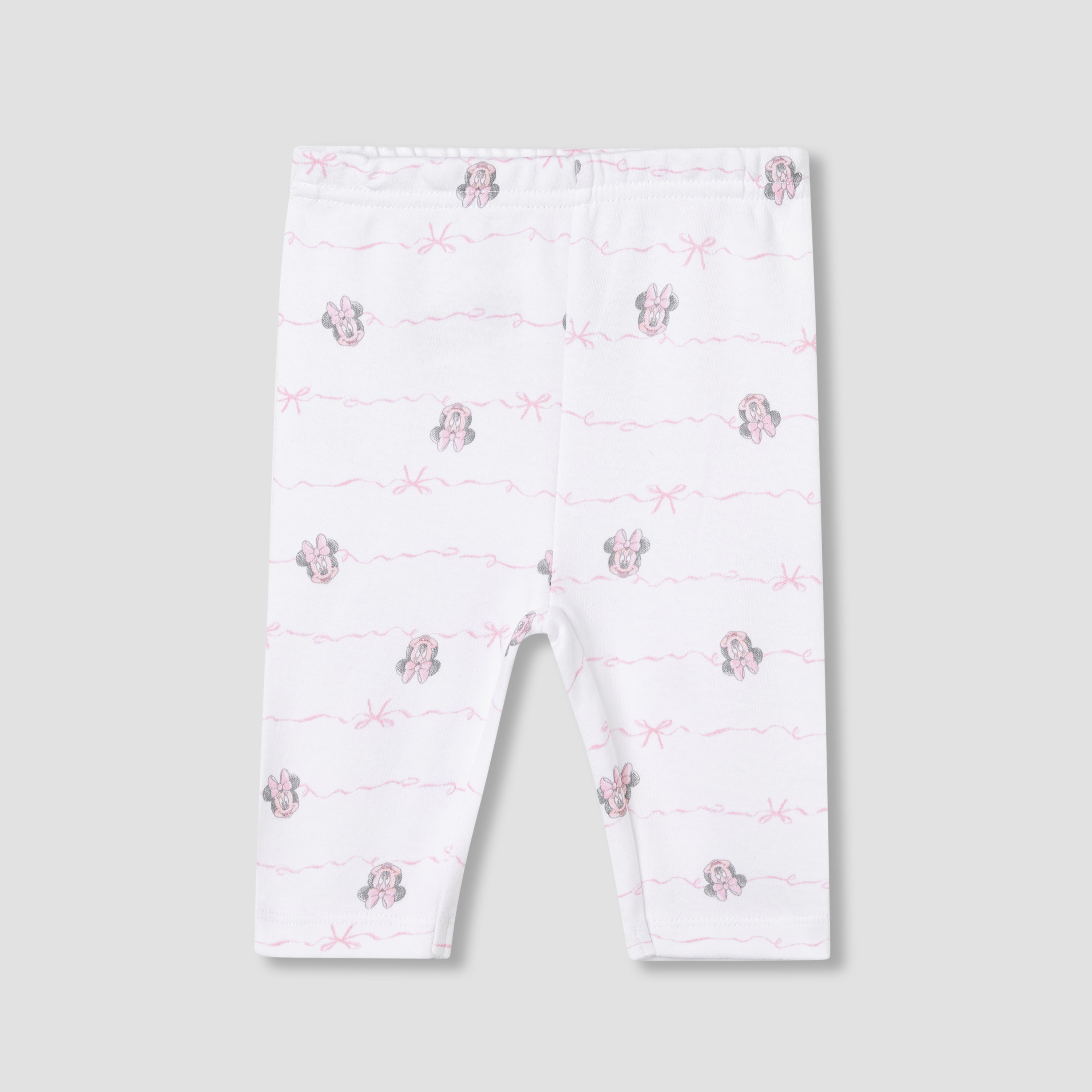 Disney Minnie Mouse Print Shirt and Pyjama Set-baby-girls-clothing-nightwear-pyjamasets-image-3