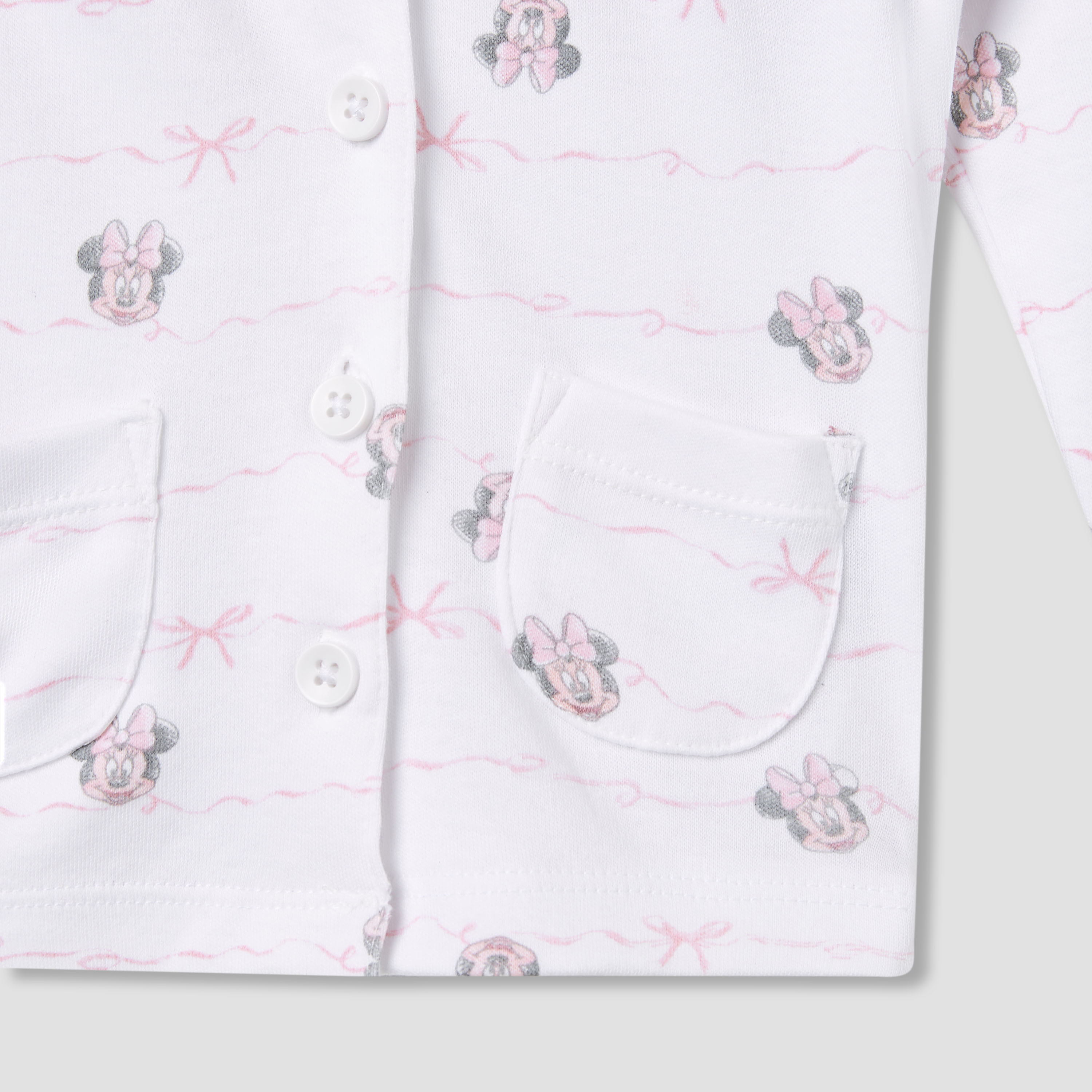 Disney Minnie Mouse Print Shirt and Pyjama Set-baby-girls-clothing-nightwear-pyjamasets-image-5