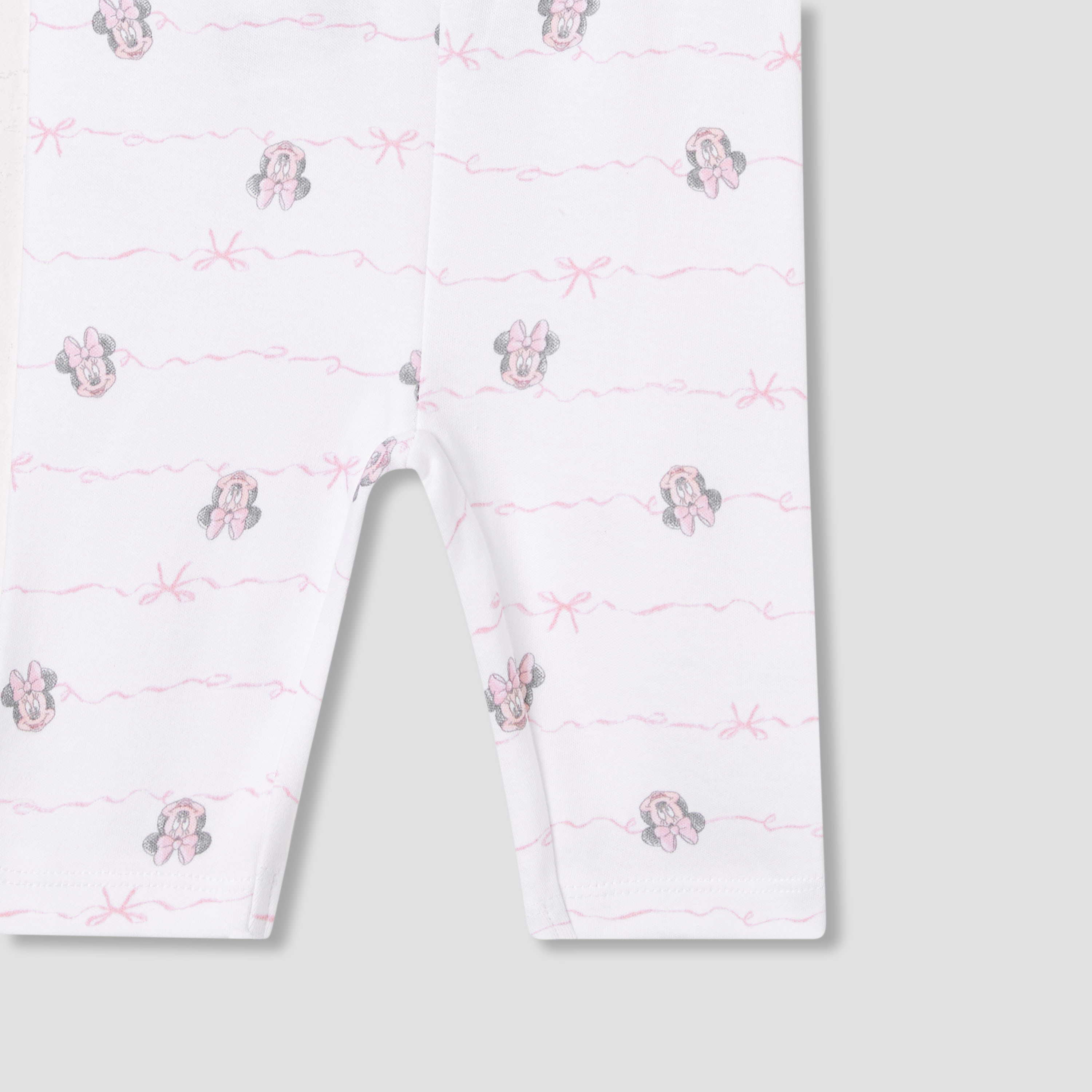 Disney Minnie Mouse Print Shirt and Pyjama Set-baby-girls-clothing-nightwear-pyjamasets-image-7