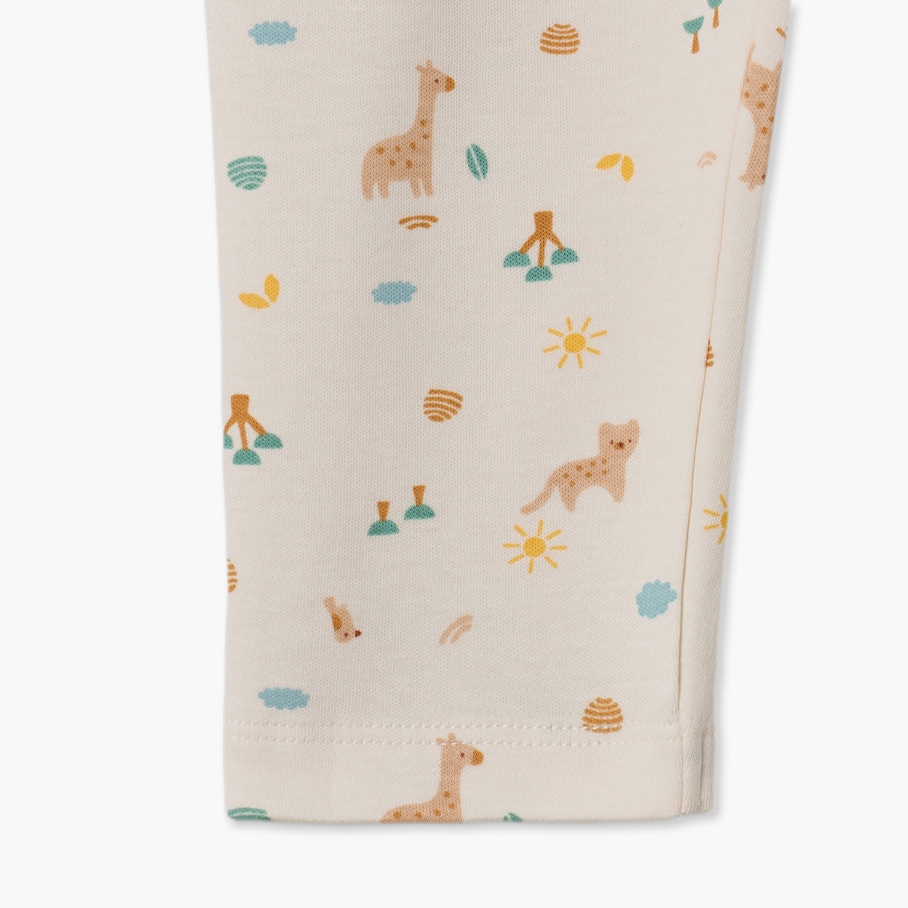 Juniors Cotton Collared Long Sleeves Pyjama Set with Safari Print-baby-boys-clothing-nightwear-pyjamasets-image-9