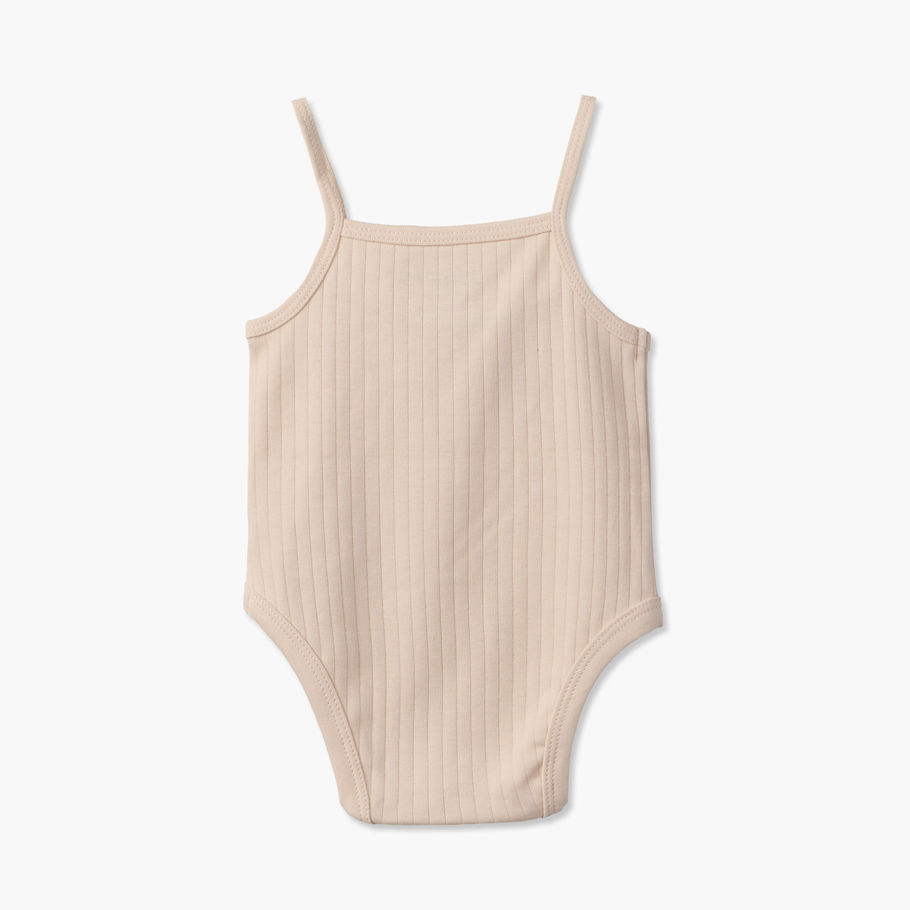 Pack of 3 Juniors Square Neck Strappy Bodysuit with Snap Button Closure-baby-girls-clothing-bodysuits-image-6