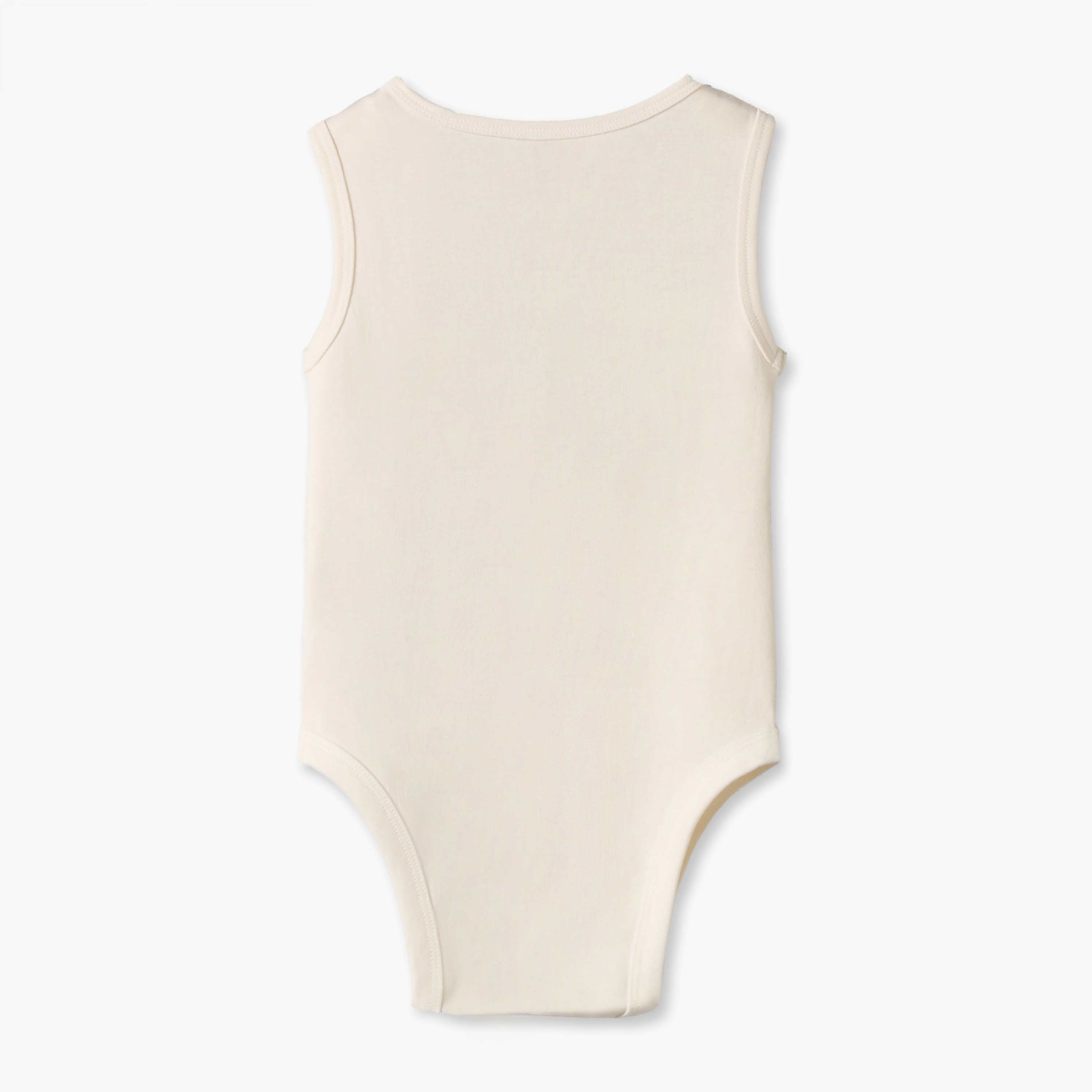 Pack of 2 Juniors Round Neck Sleeveless Bodysuit with Assorted Design-baby-boys-clothing-bodysuits-image-4