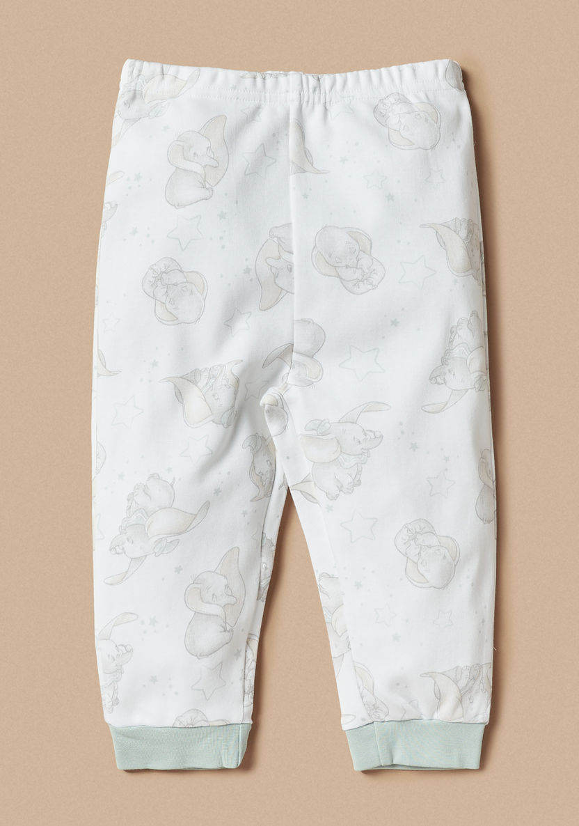 Disney Dumbo Print T-shirt and Pyjama Set-Pyjama Sets-image-2