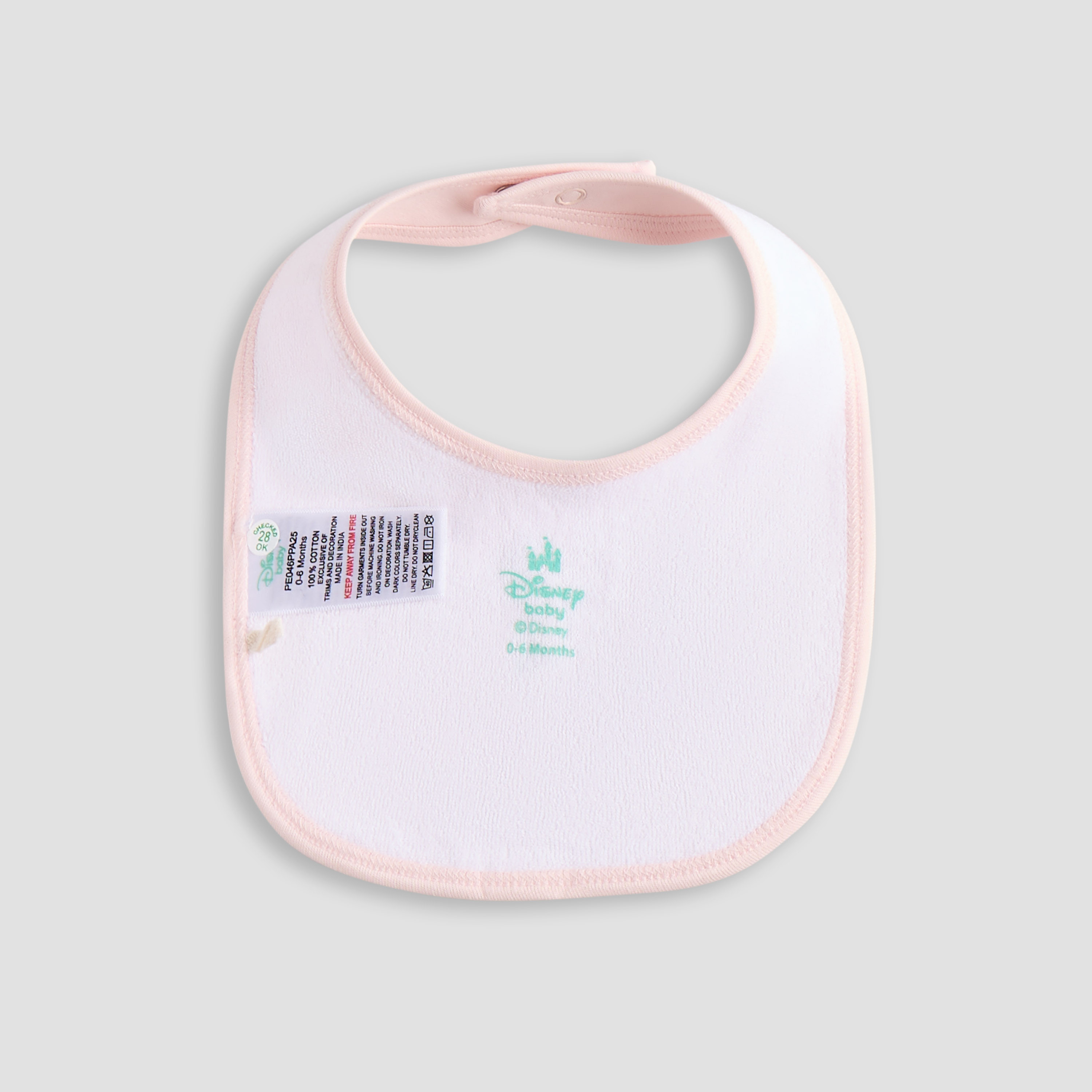 Disney Minnie Mouse Print Bib-baby-feeding-bibs-image-2