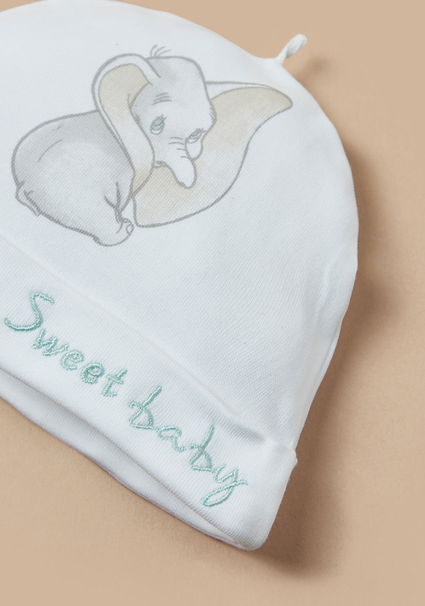 Disney Dumbo Print Beanie with Embroidery Detail-Caps-image-1