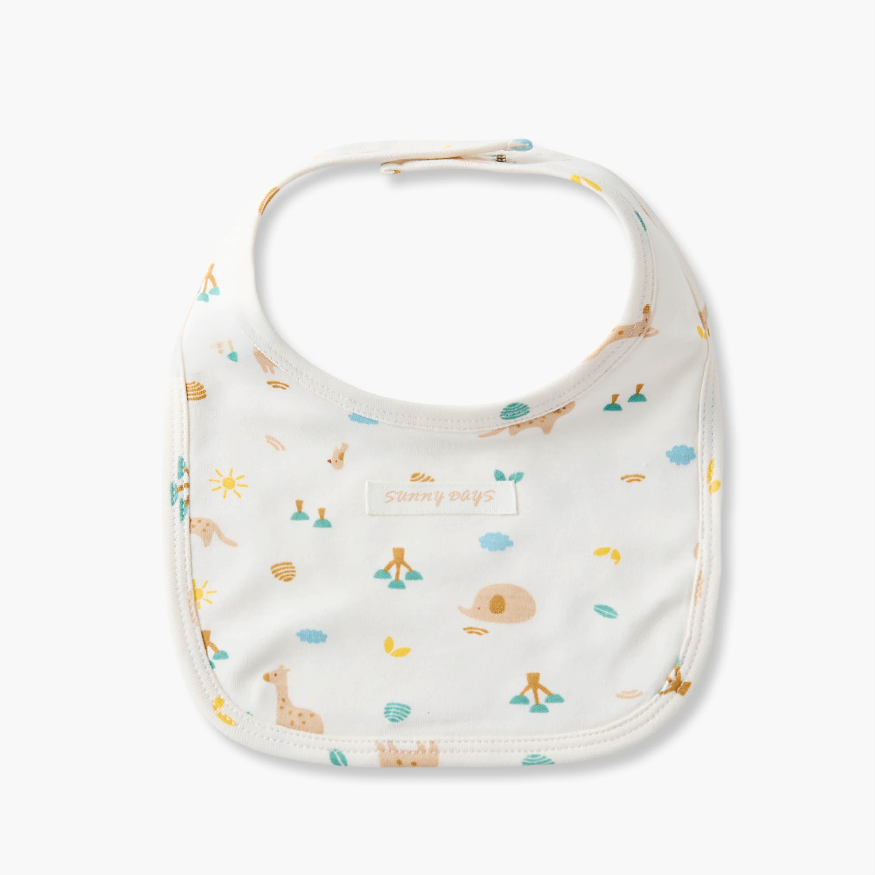 مرايل أطفال بطبعات متنوعة من جونيورز - عبوة من قطعتين-baby-feeding-bibs-image-2