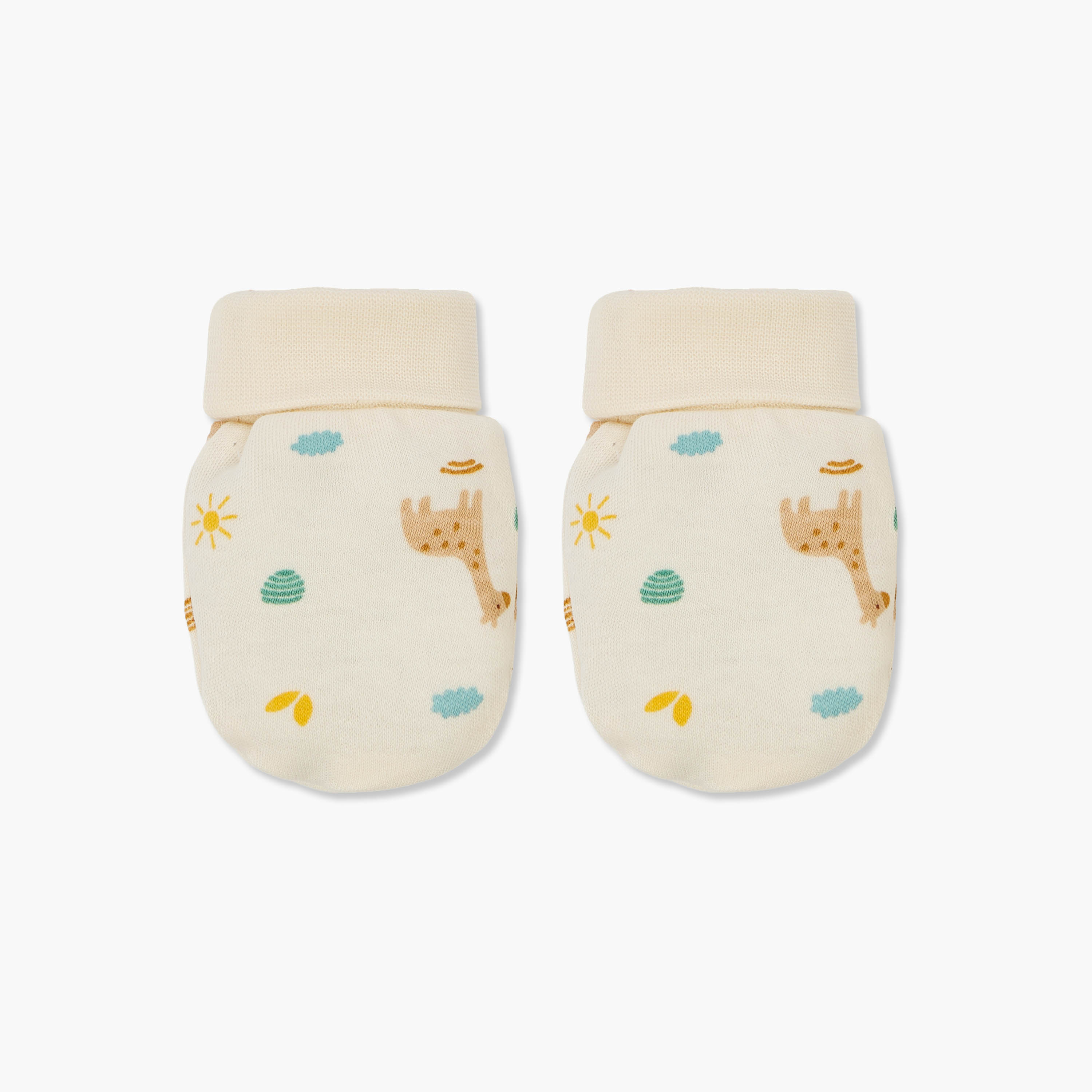 طقم قفازات بطبعات زوجين من جونيورز-baby-boys-accessories-mittens-image-4