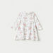 Disney All-Over Marie Print A-line Dress with Long Sleeves and Ruffle Detail-Dresses%2C Gowns and Frocks-thumbnail-3