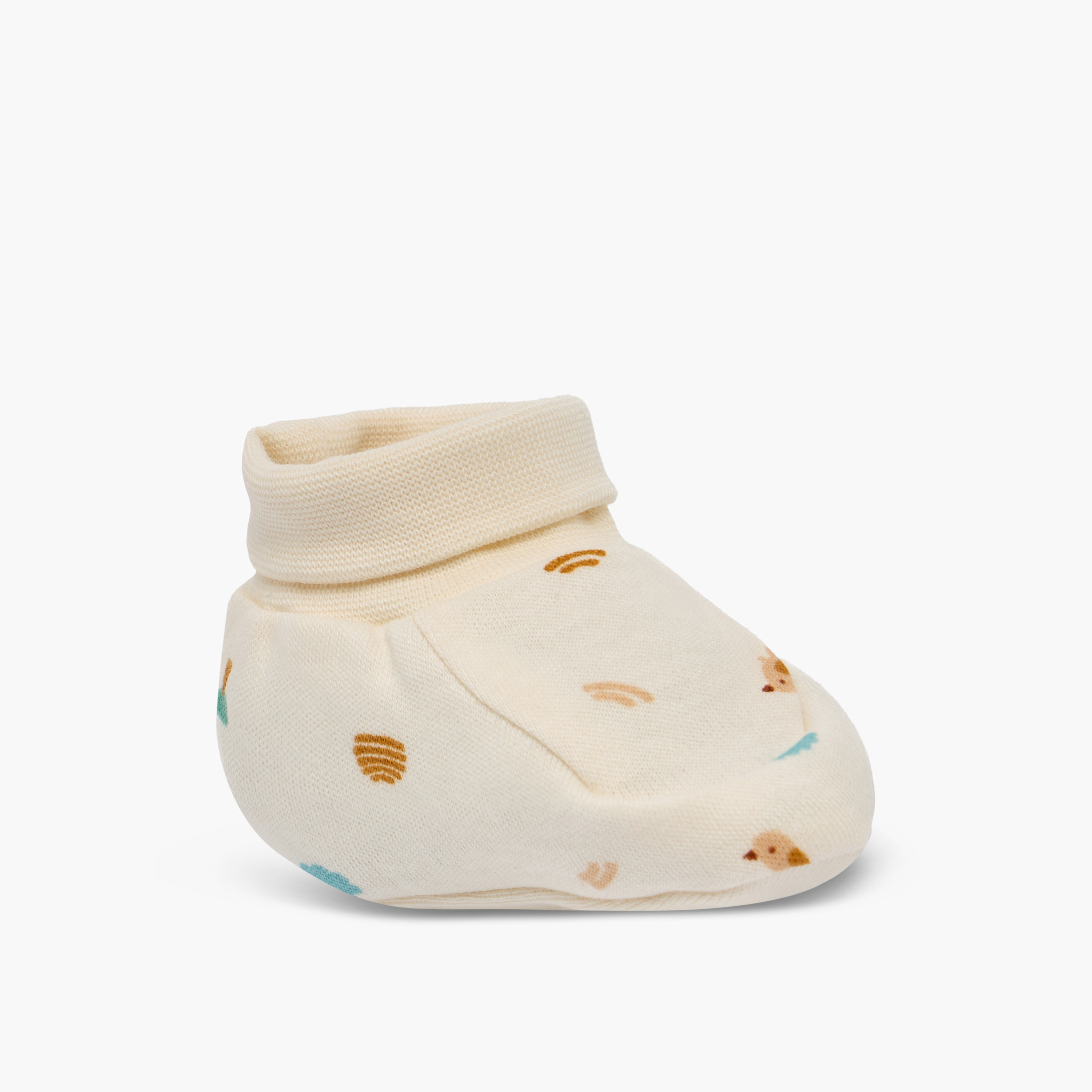 Pack of 2 Juniors Booties with Assorted Design-baby-boys-shoes-booties-image-4