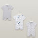 Juniors Round Neck Rompers with Short Sleeves - Set of 3-Rompers%2C Dungarees and Jumpsuits-thumbnail-0