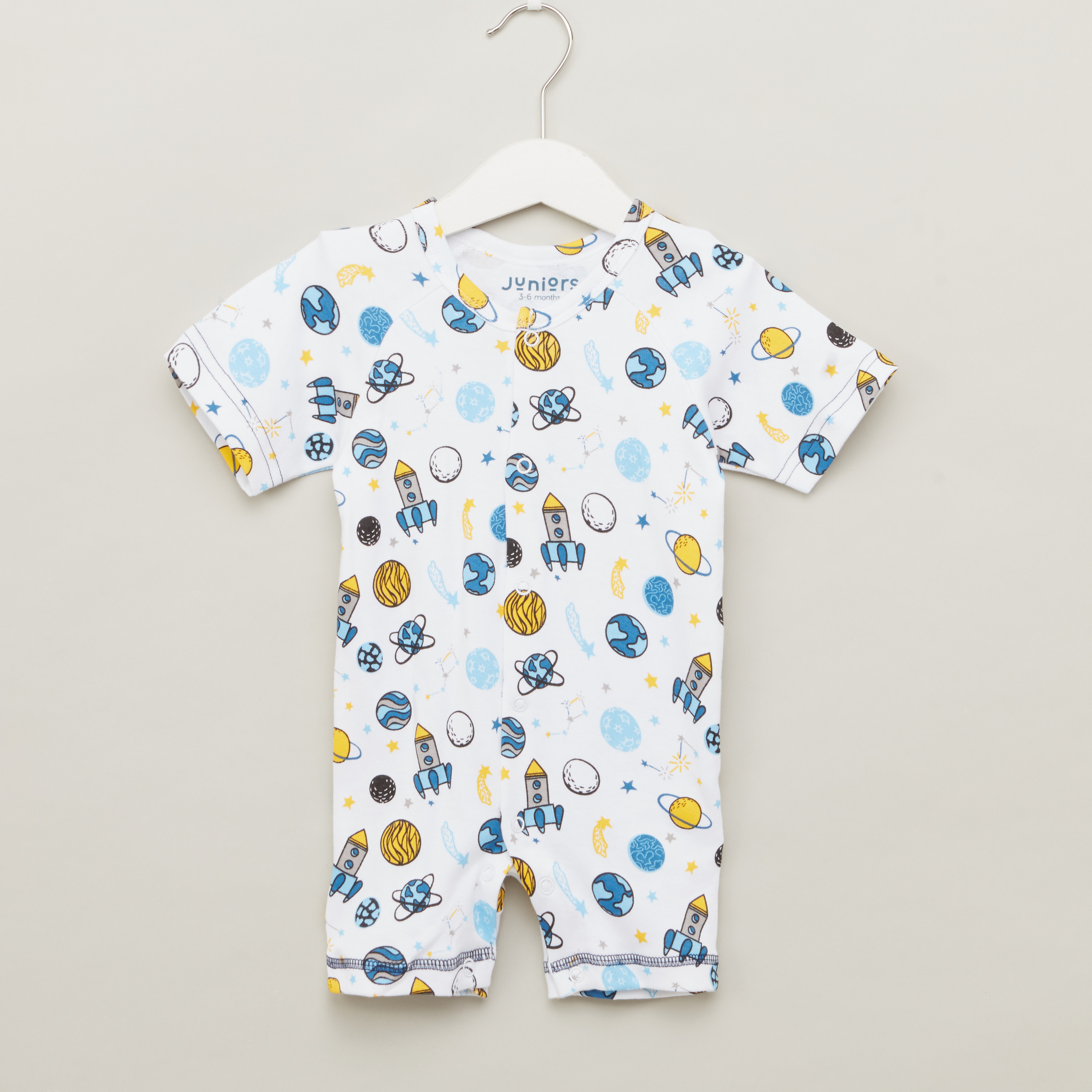 Juniors Round Neck Rompers with Short Sleeves - Set of 3-baby-boys-clothing-multipacks-image-7
