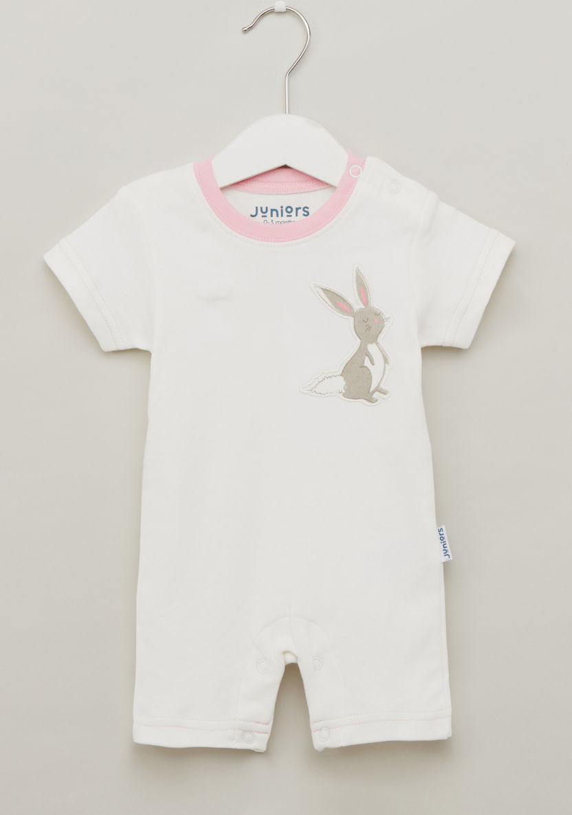 Juniors Printed Romper with Short Sleeves - Set of 3-Rompers%2C Dungarees and Jumpsuits-image-1
