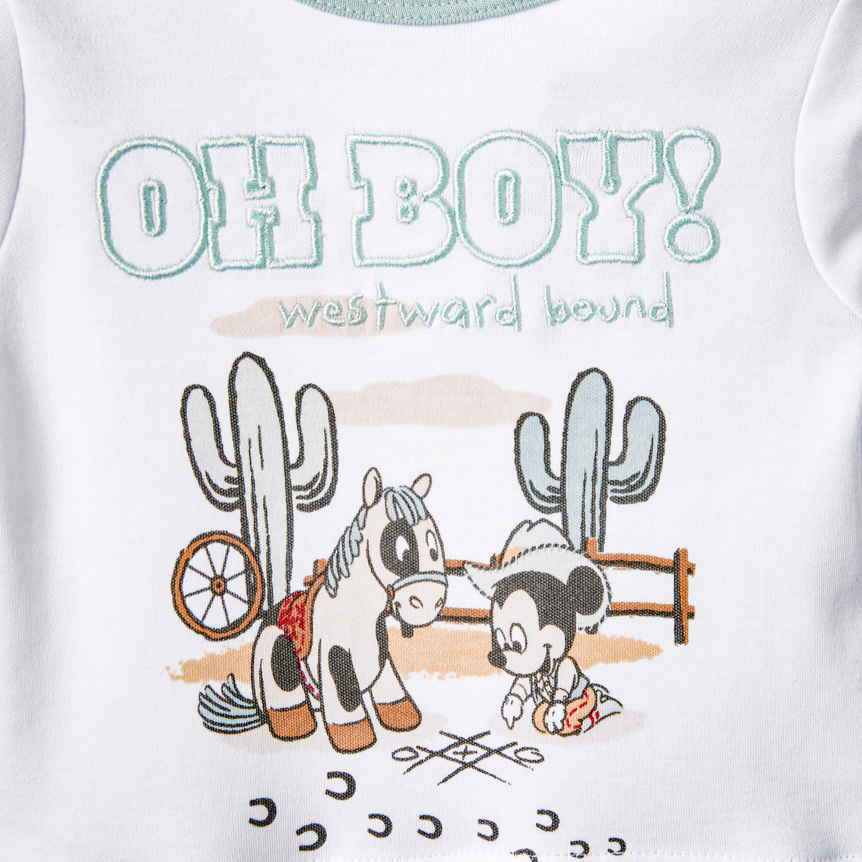 Disney Mickey Mouse Print Sleepsuit-baby-boys-clothing-nightwear-sleepsuits-image-5