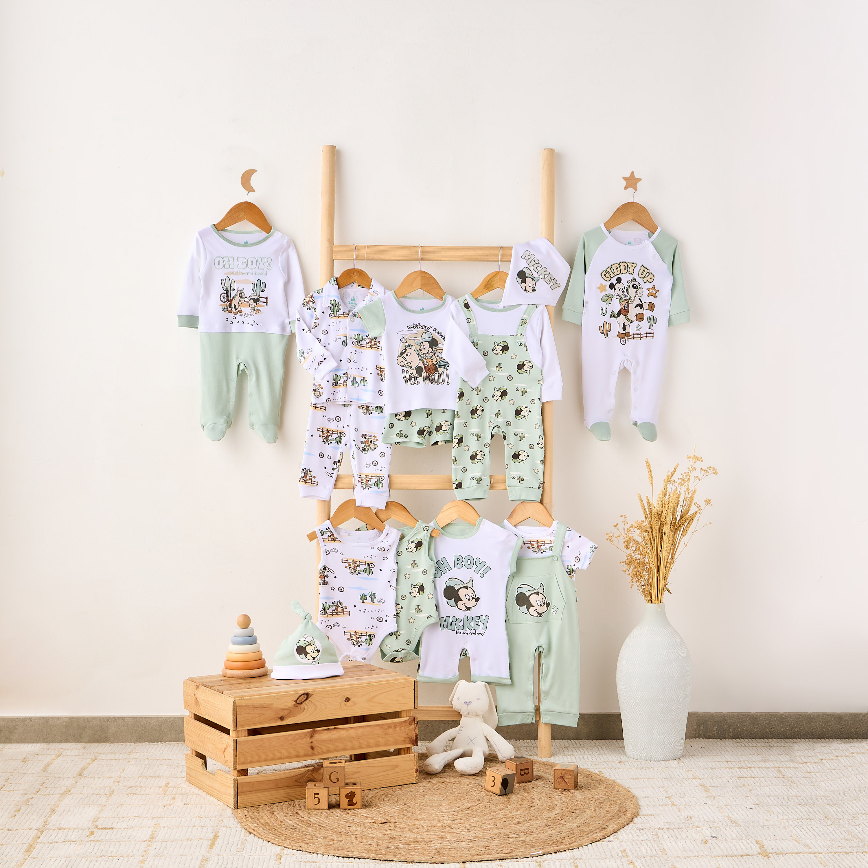 Disney Mickey Mouse Print Sleepsuit-baby-boys-clothing-nightwear-sleepsuits-image-6