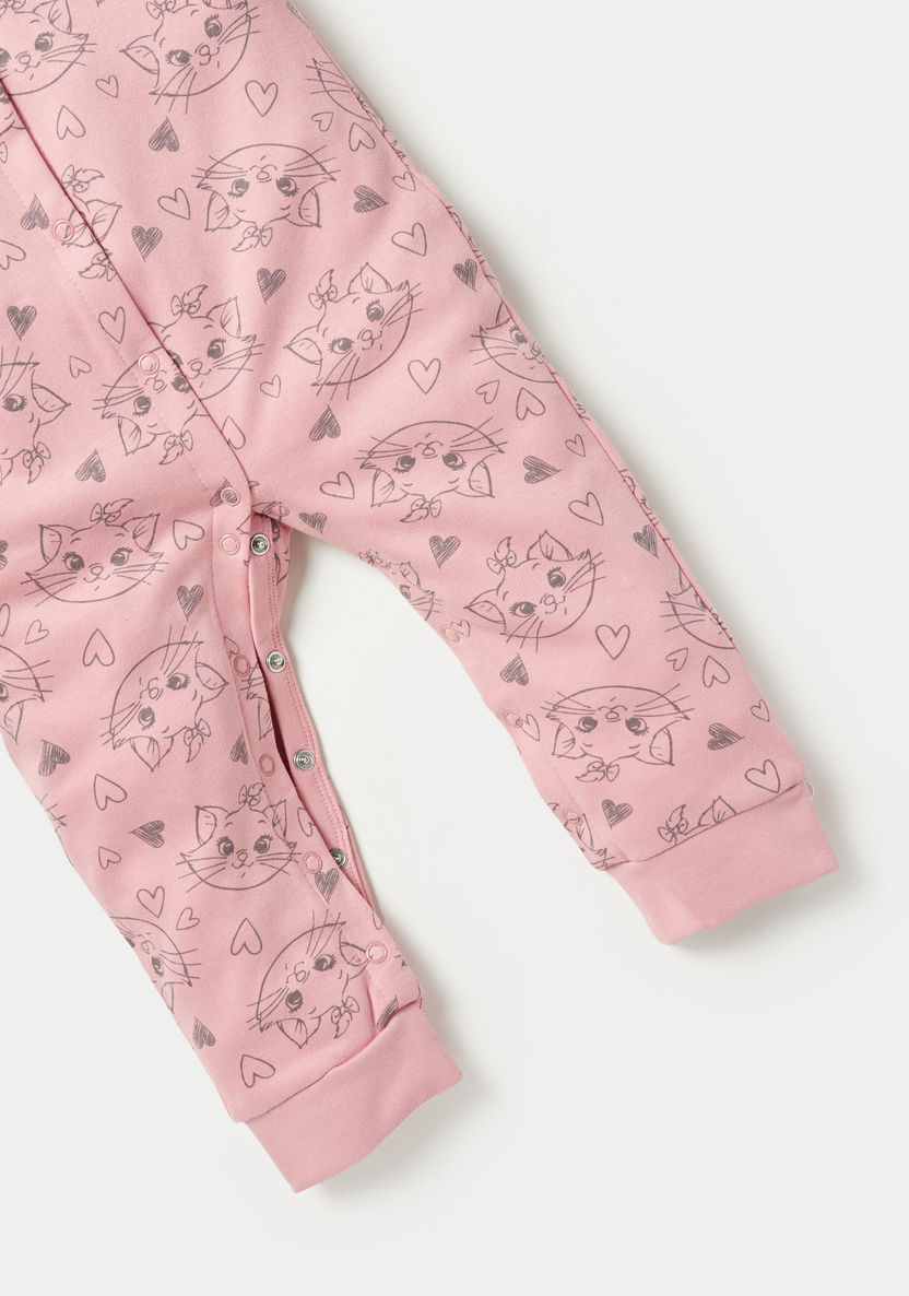 Disney All-Over Marie Print Sleepsuit with Hood-Sleepsuits-image-2
