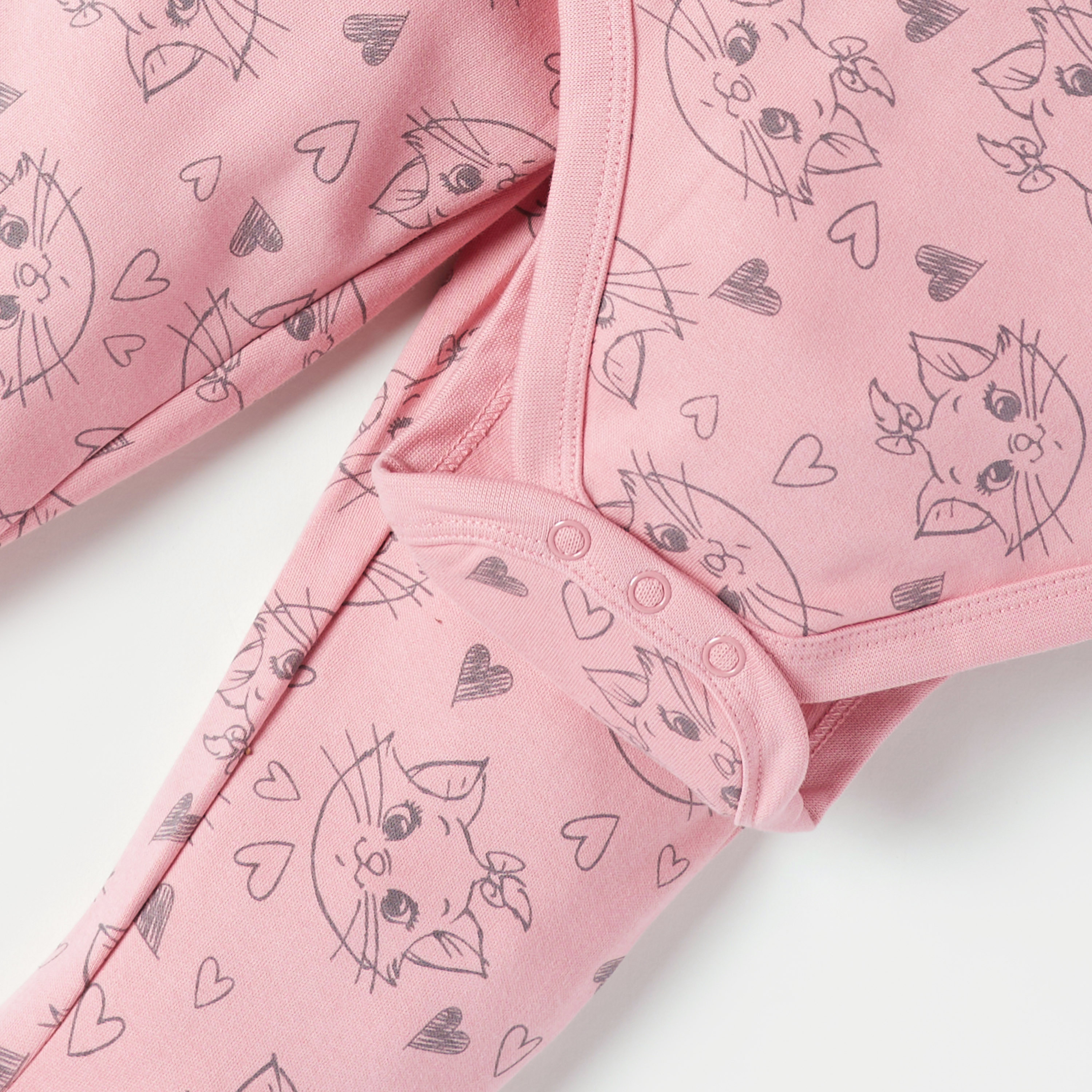 Disney All-Over Marie Print Bodysuit and Pyjama Set-baby-boys-clothing-nightwear-pyjamasets-image-3