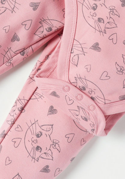 Disney All-Over Marie Print Bodysuit and Pyjama Set-Pyjama Sets-image-2