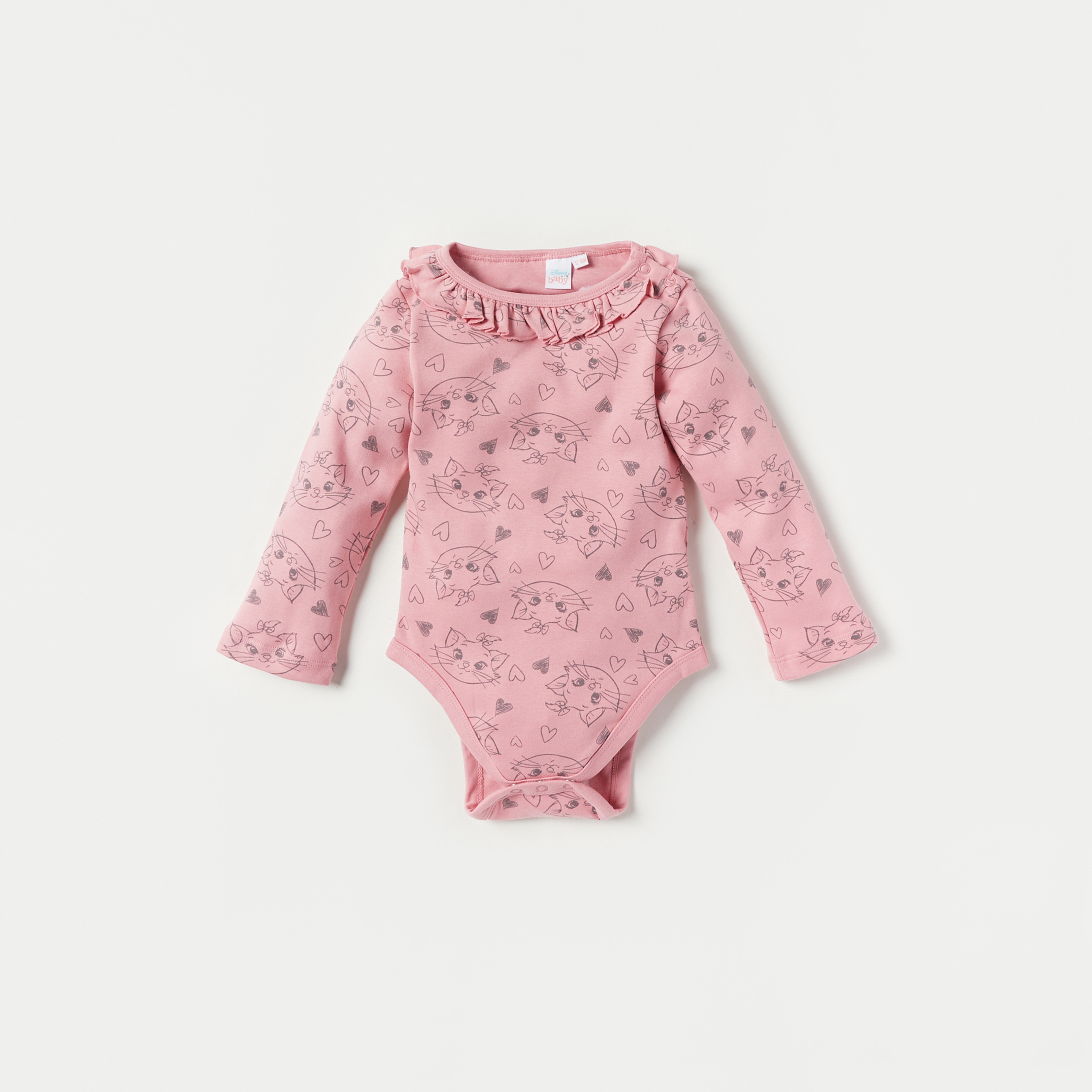 Disney All-Over Marie Print Bodysuit and Pyjama Set-baby-boys-clothing-nightwear-pyjamasets-image-4