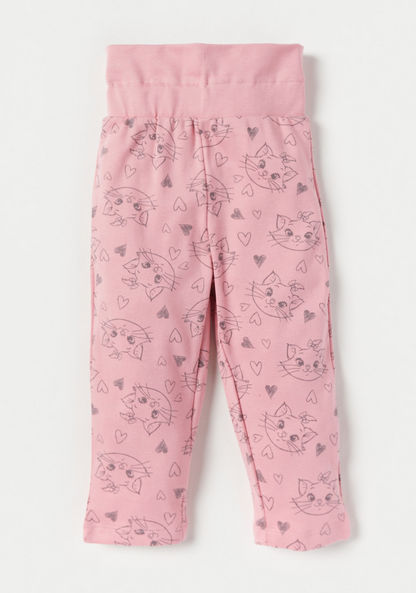 Disney All-Over Marie Print Bodysuit and Pyjama Set-Pyjama Sets-image-4
