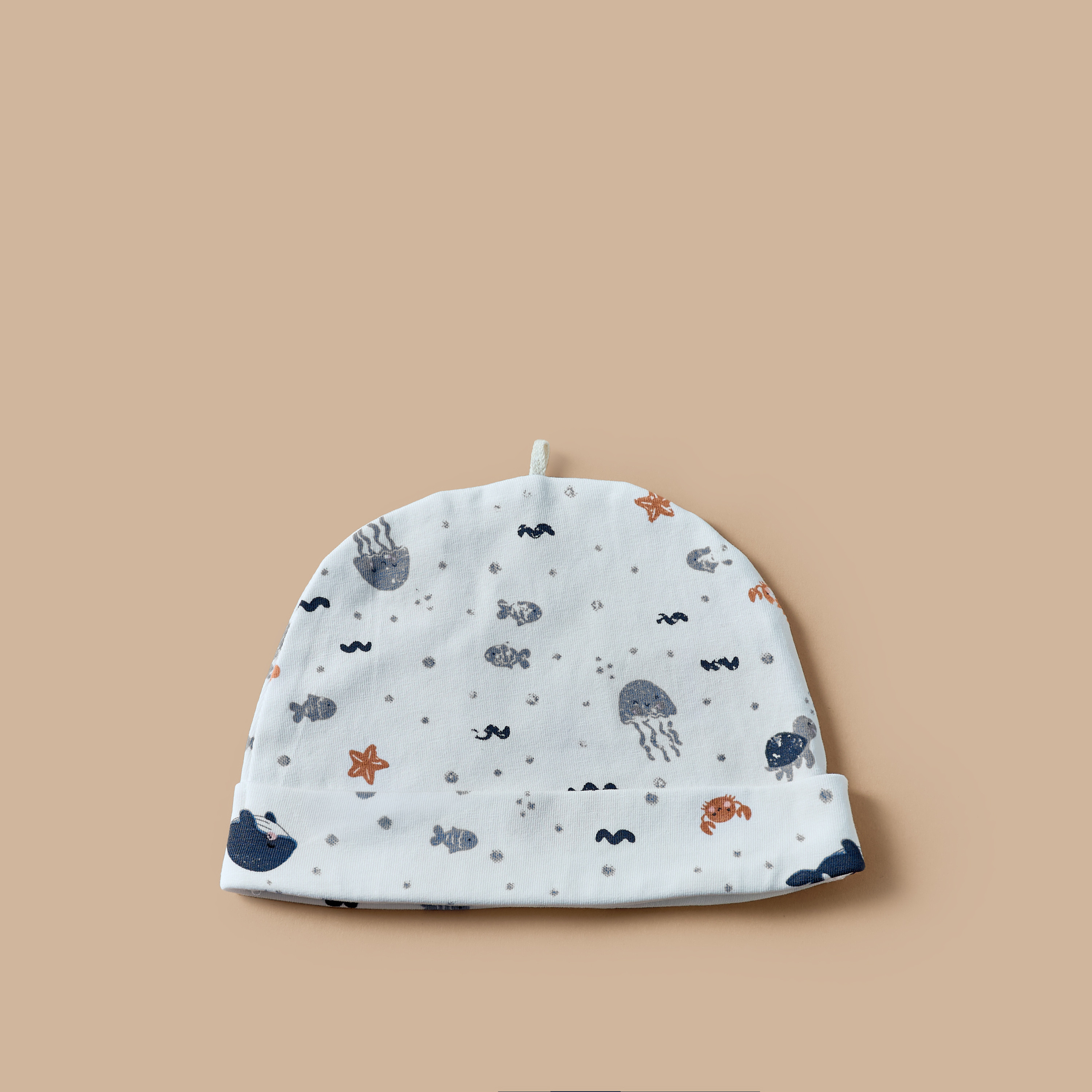 Juniors All-Over Underwater Print Beanie-baby-boys-accessories-caps-image-1