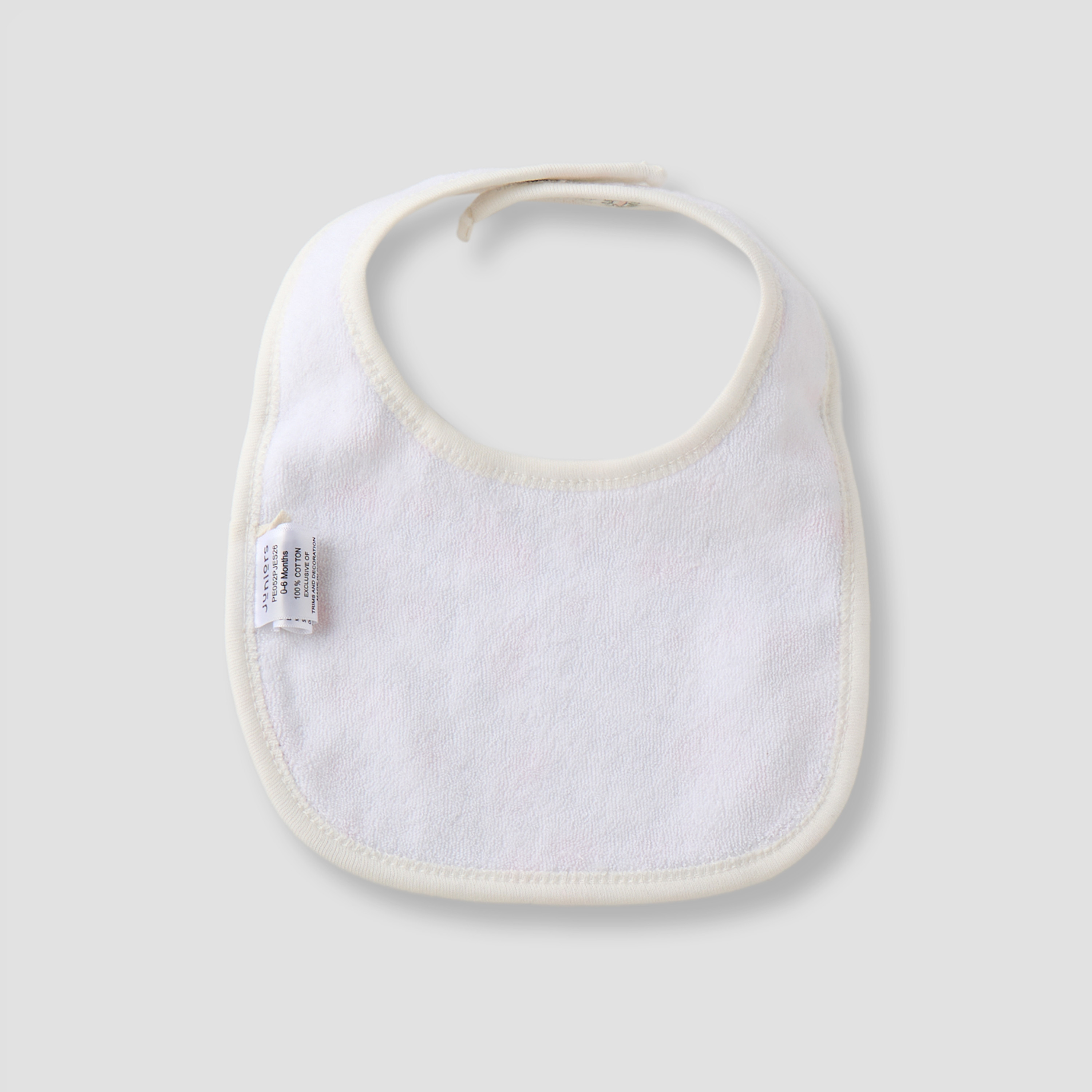 Pack of 2 Juniors Baby Bib with Snap Button Closure-baby-feeding-bibs-image-4