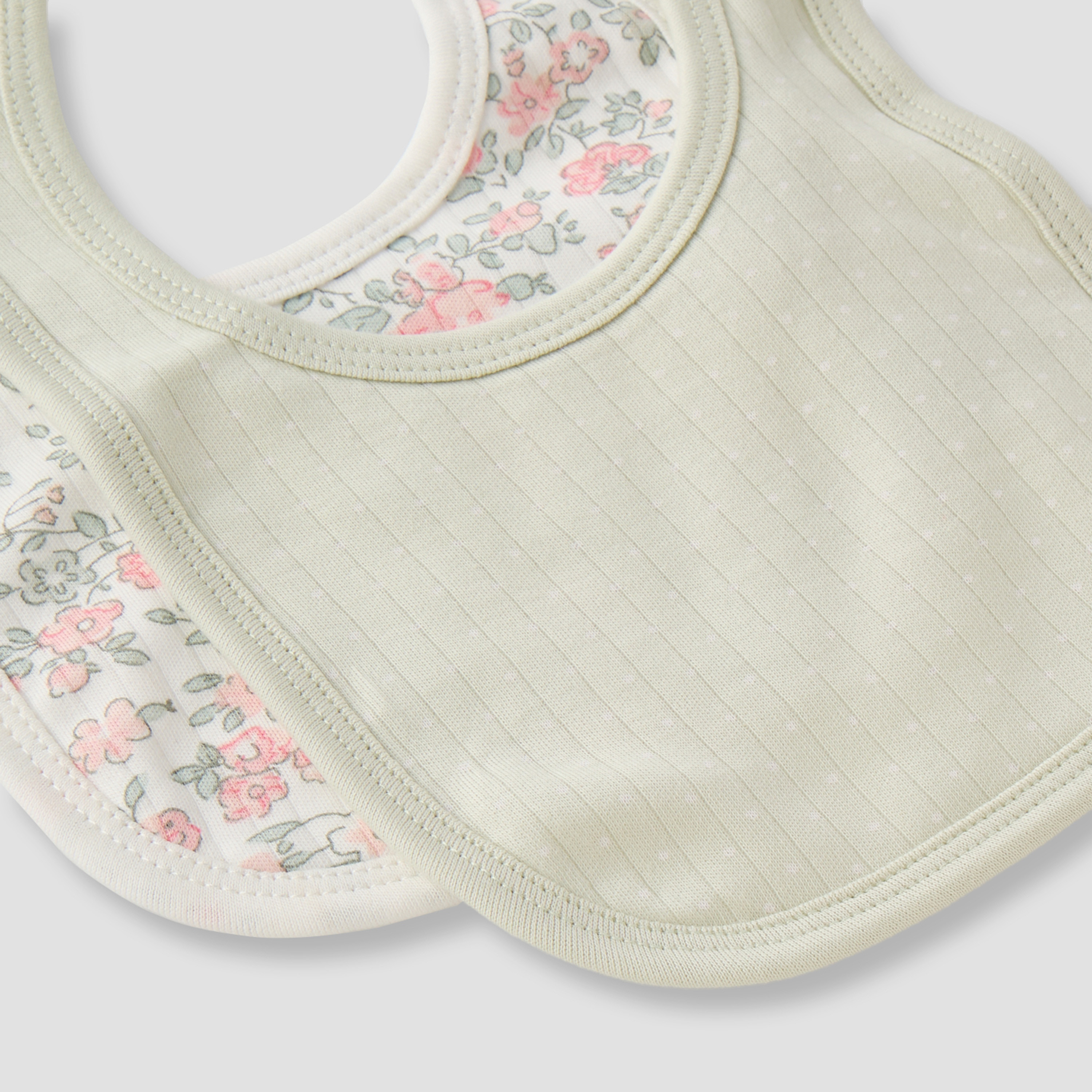 Pack of 2 Juniors Baby Bib with Snap Button Closure-baby-feeding-bibs-image-5