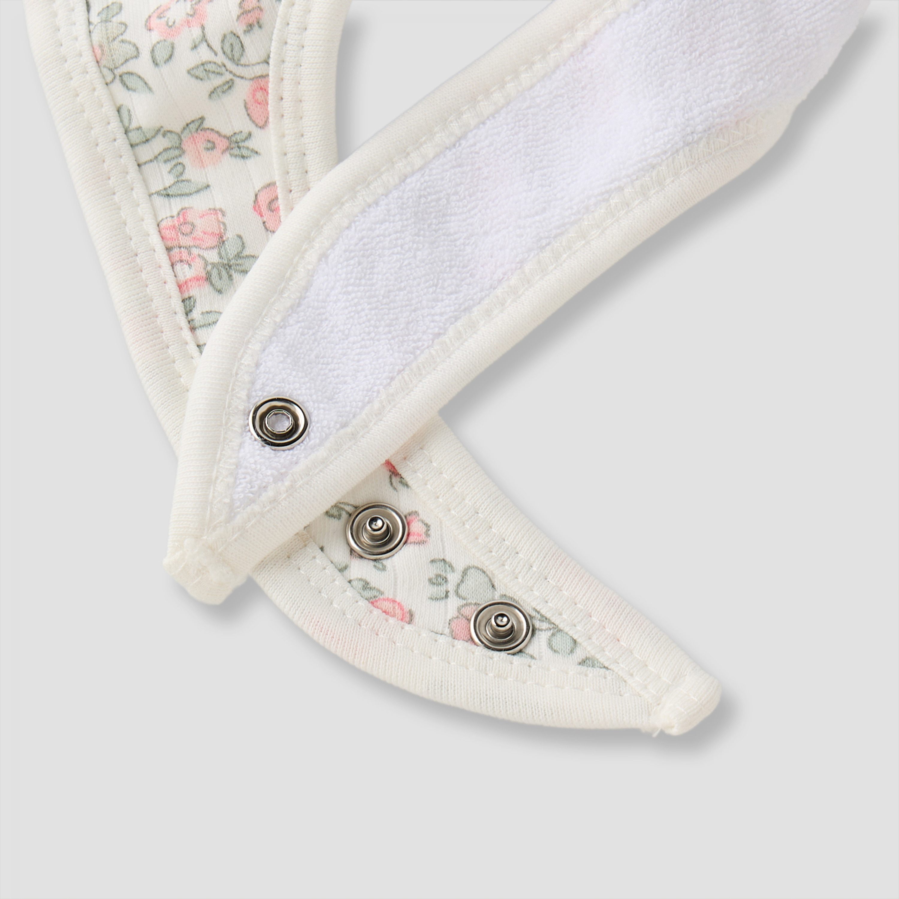 Pack of 2 Juniors Baby Bib with Snap Button Closure-baby-feeding-bibs-image-6