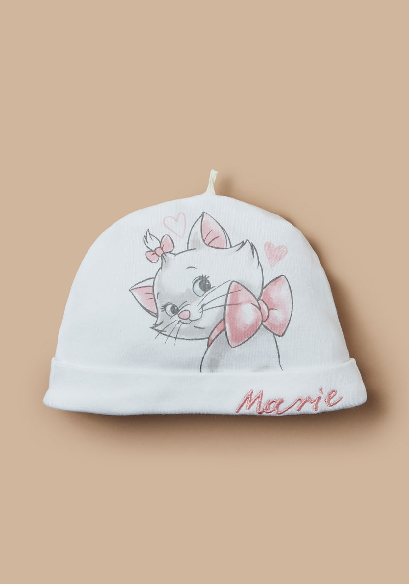 Disney Marie Print Beanie with Embroidery Detail-Caps-image-0