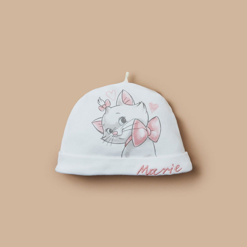 Disney Marie Print Beanie with Embroidery Detail-Caps-image-0