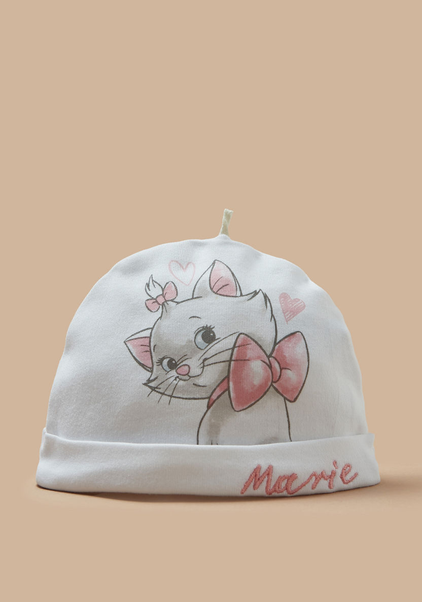 Disney Marie Print Beanie with Embroidery Detail-Caps-image-2