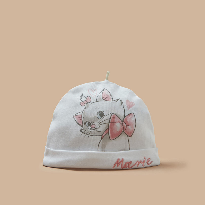 Disney Marie Print Beanie with Embroidery Detail-Caps-image-2