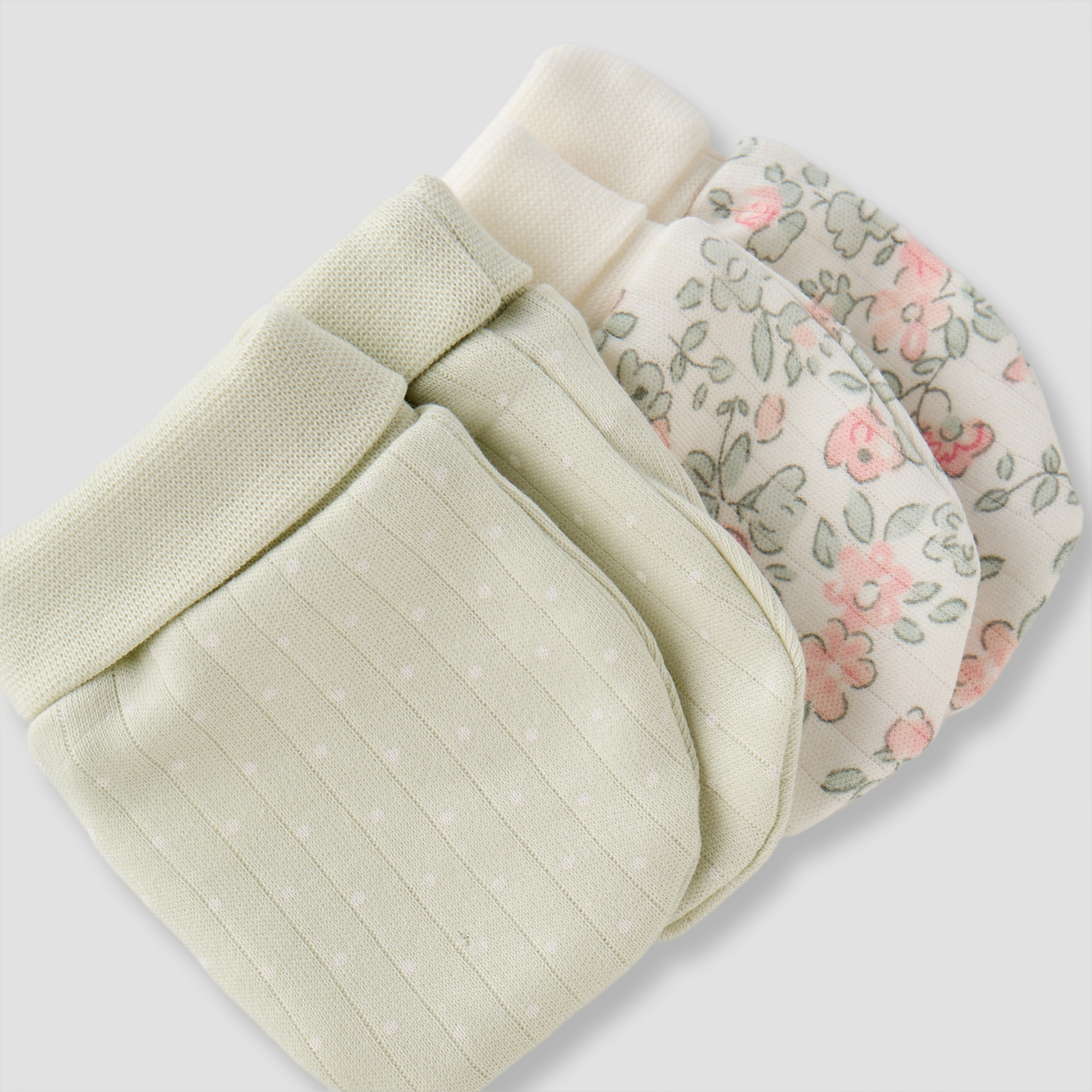 Pack of 2 Juniors Mittens with Rolled Cuff, 0-36 months-baby-girls-accessories-mittens-image-6