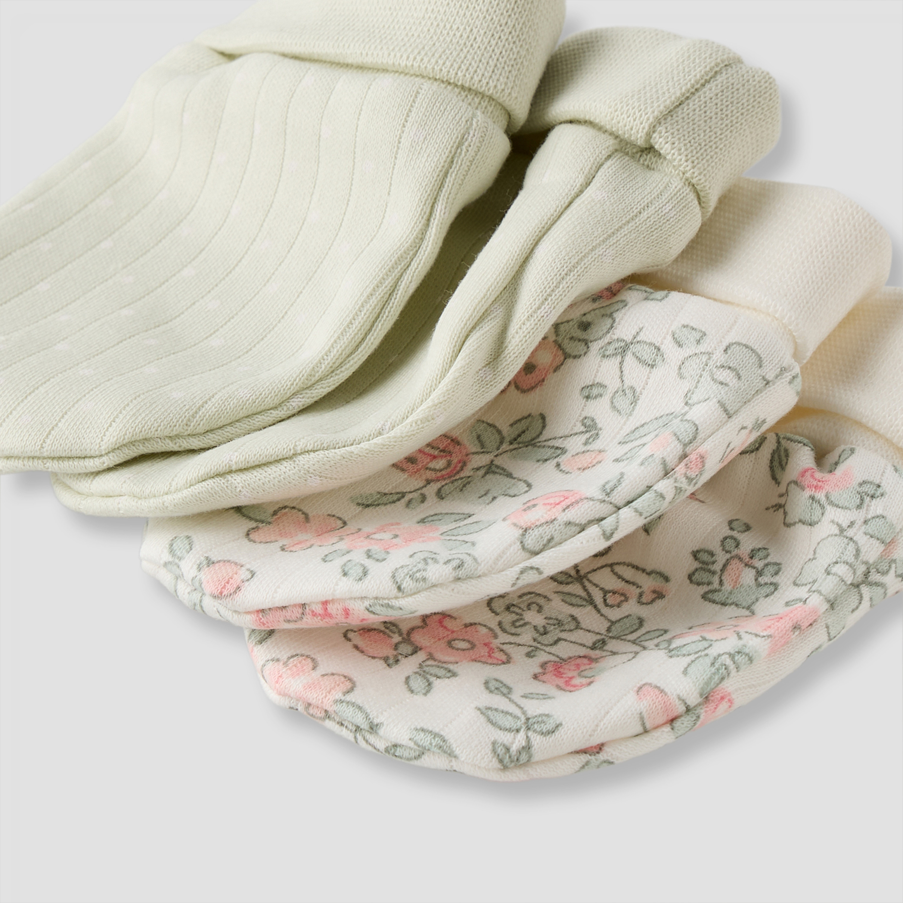 Pack of 2 Juniors Mittens with Rolled Cuff, 0-36 months-baby-girls-accessories-mittens-image-7