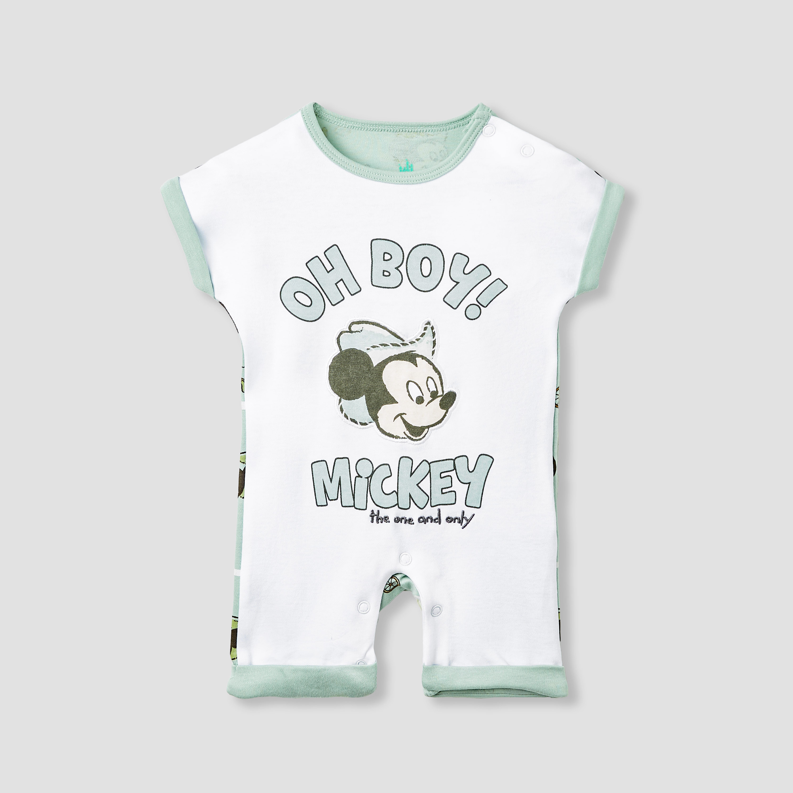 Disney Mickey Mouse Print Romper - Set of 2-baby-boys-clothing-rompers-image-2