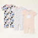 Juniors Printed Romper with Short Sleeves - Set of 3-Rompers%2C Dungarees and Jumpsuits-thumbnail-0