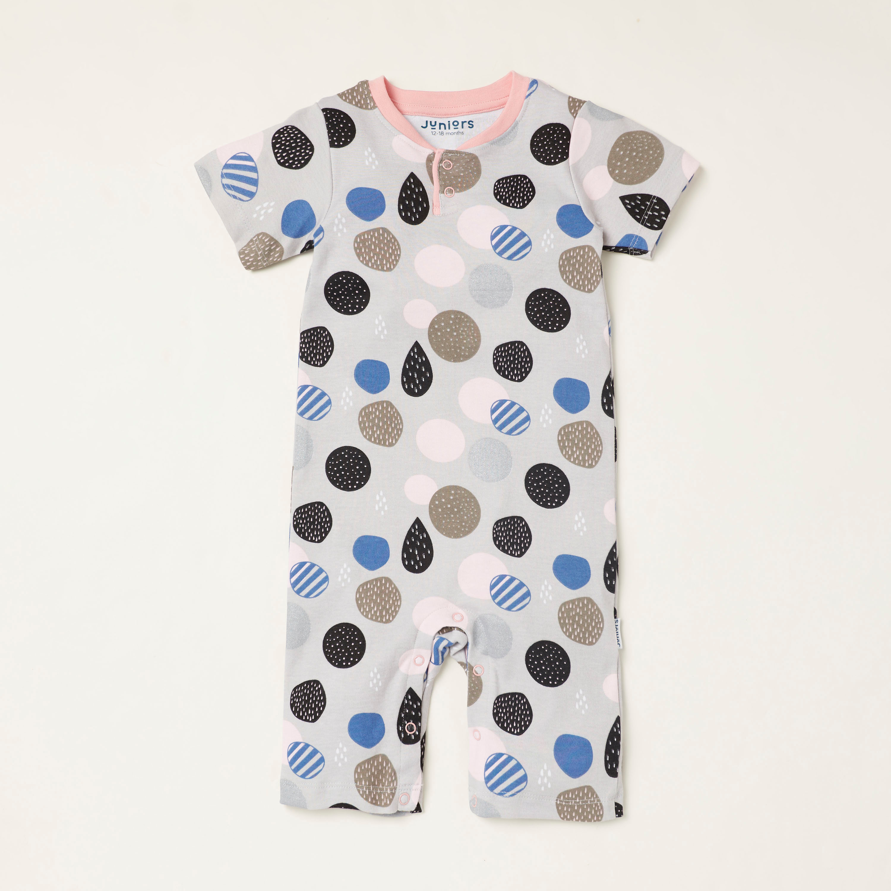 Juniors Printed Romper with Short Sleeves - Set of 3-baby-boys-clothing-multipacks-image-3