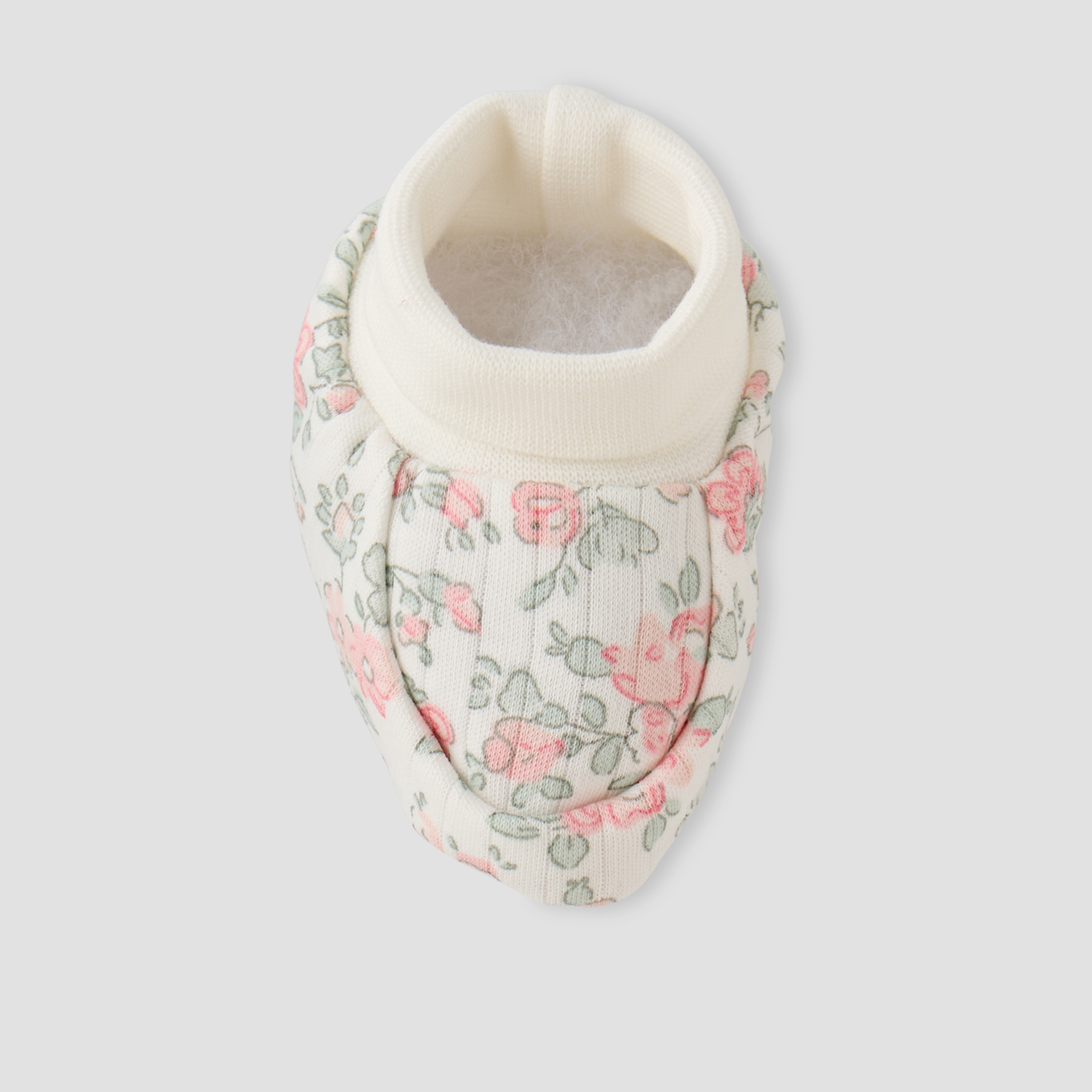 Pack of 2 Juniors Booties with Rolled Cuff, Assorted Print-baby-girls-shoes-booties-image-2
