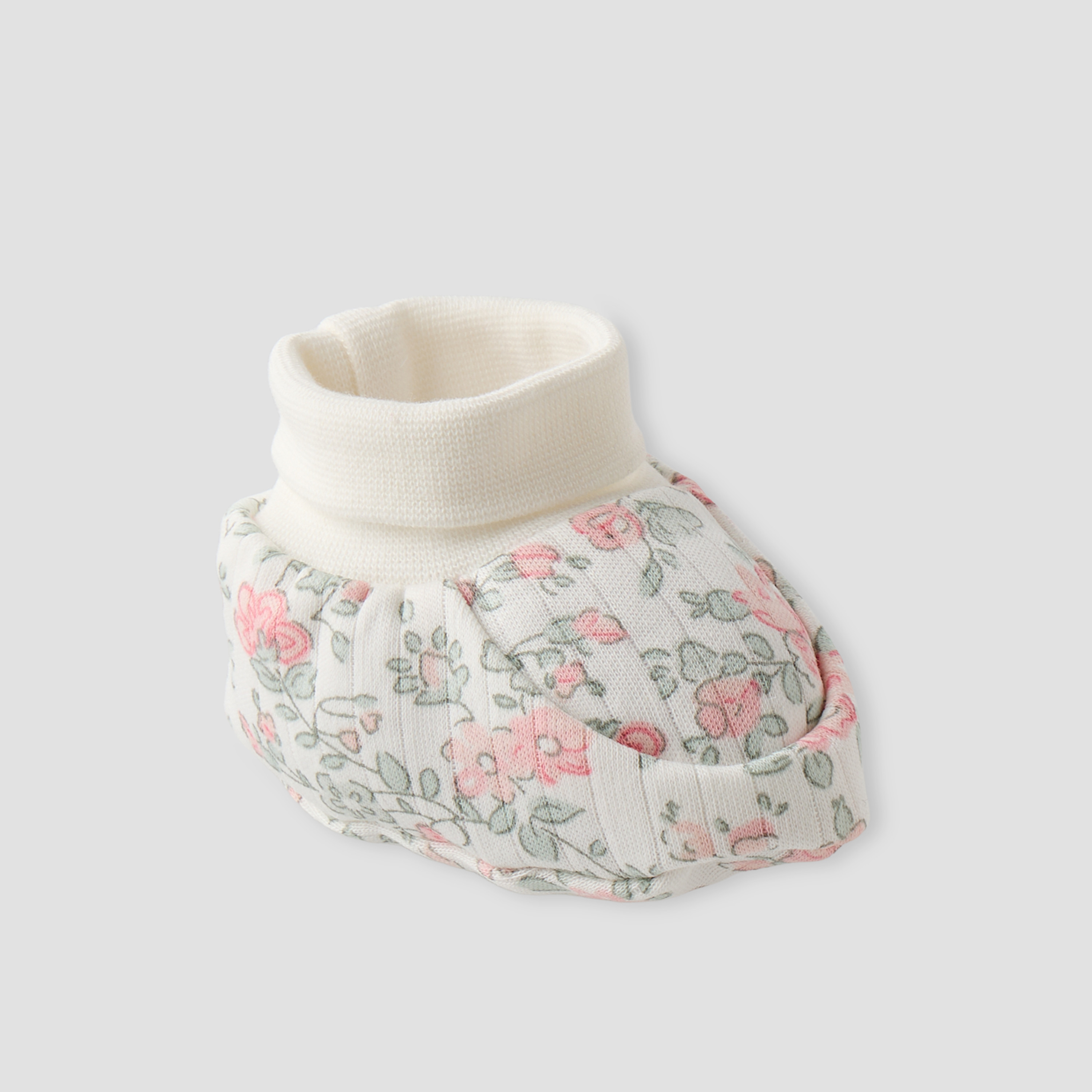 Pack of 2 Juniors Booties with Rolled Cuff, Assorted Print-baby-girls-shoes-booties-image-4