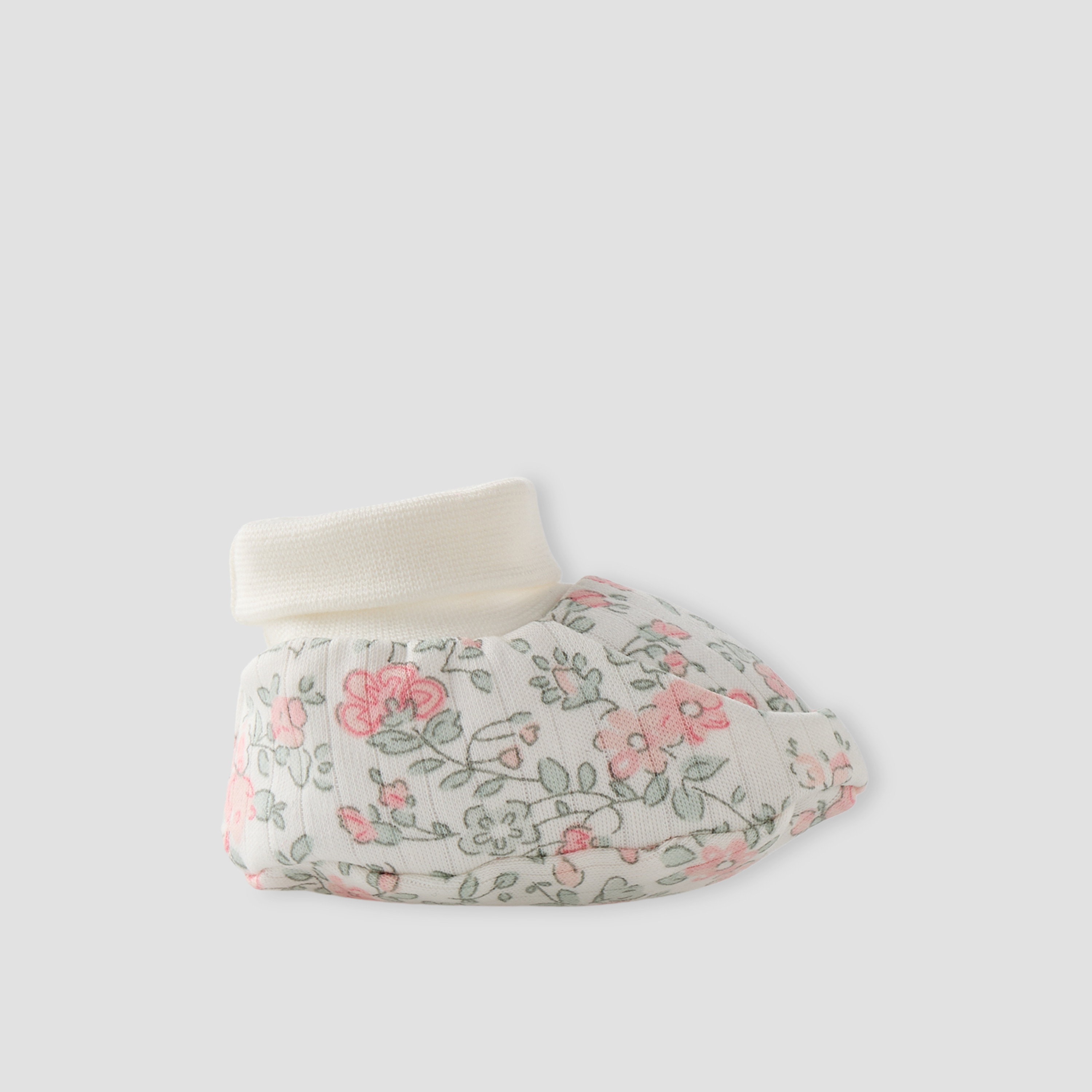 Pack of 2 Juniors Booties with Rolled Cuff, Assorted Print-baby-girls-shoes-booties-image-5