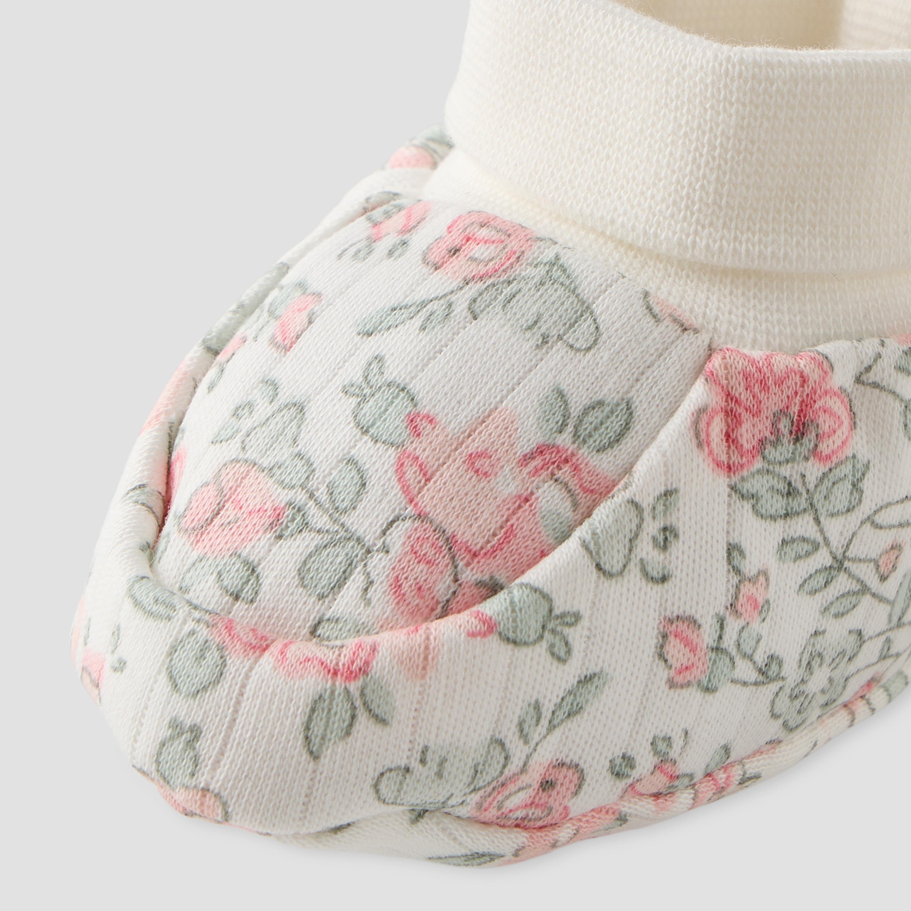 Pack of 2 Juniors Booties with Rolled Cuff, Assorted Print-baby-girls-shoes-booties-image-6
